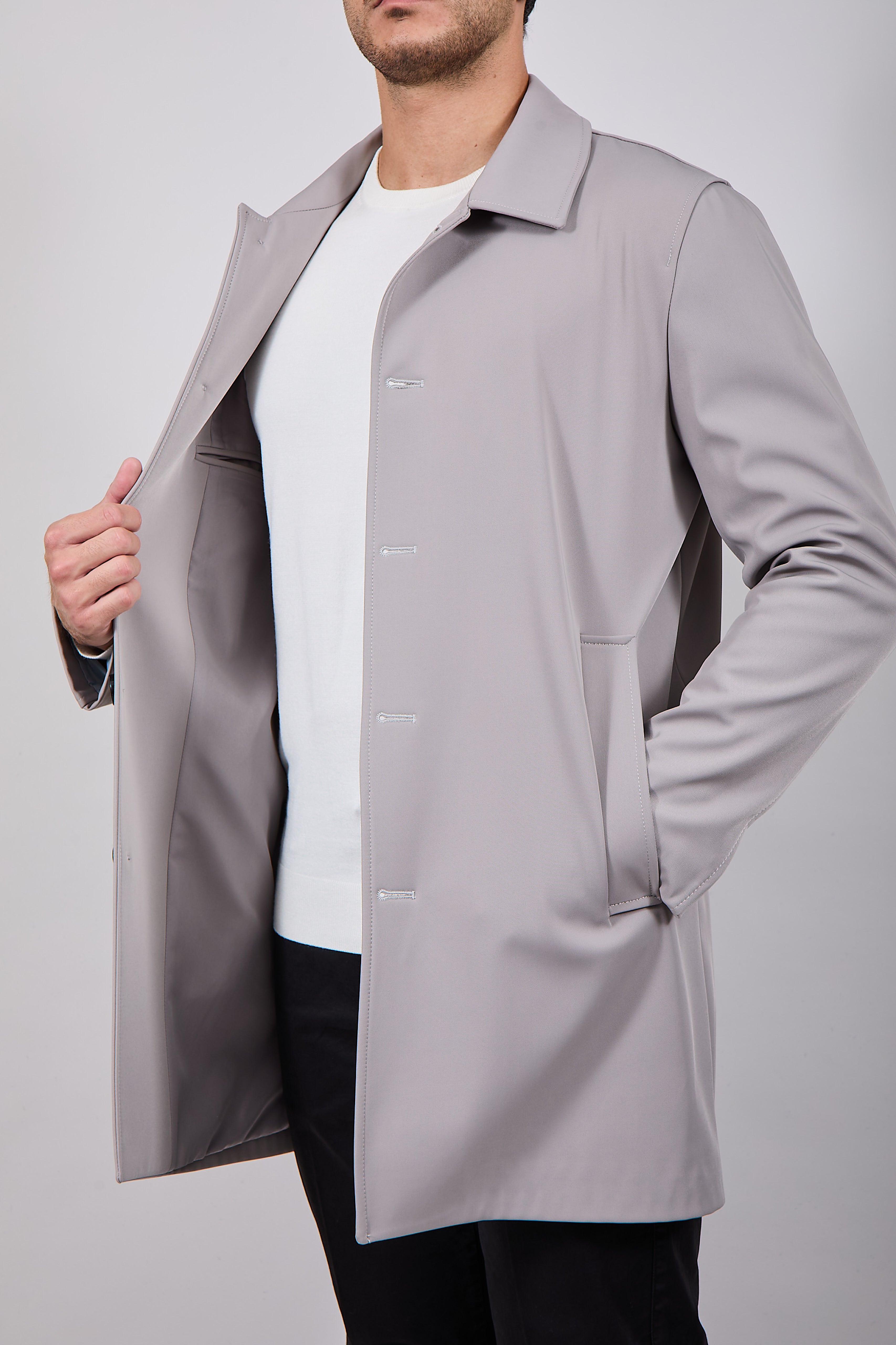 Trench Over-D J34 Grigio (12239513780564)