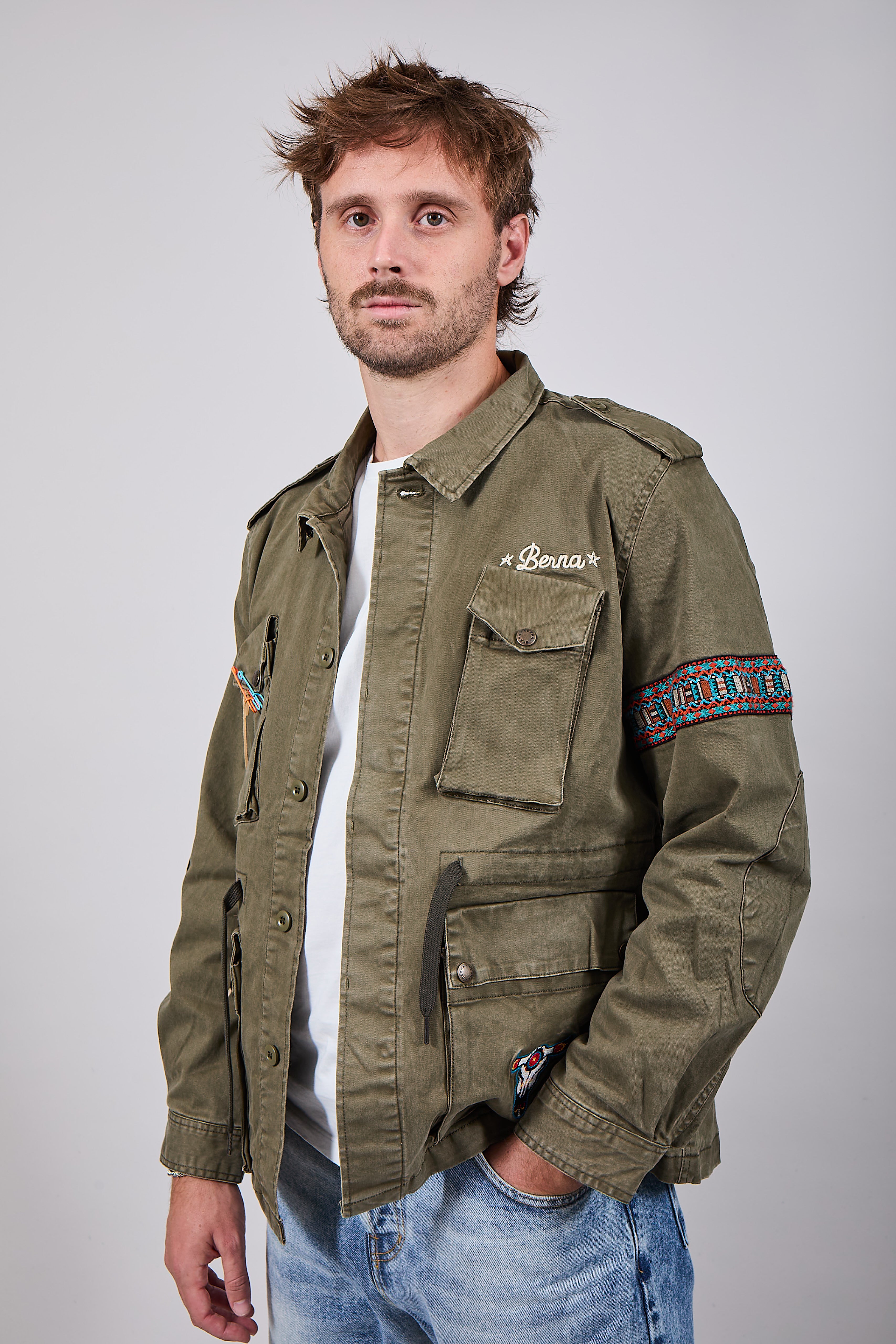 Field Jacket Berna Falco Verde (12230138167636)