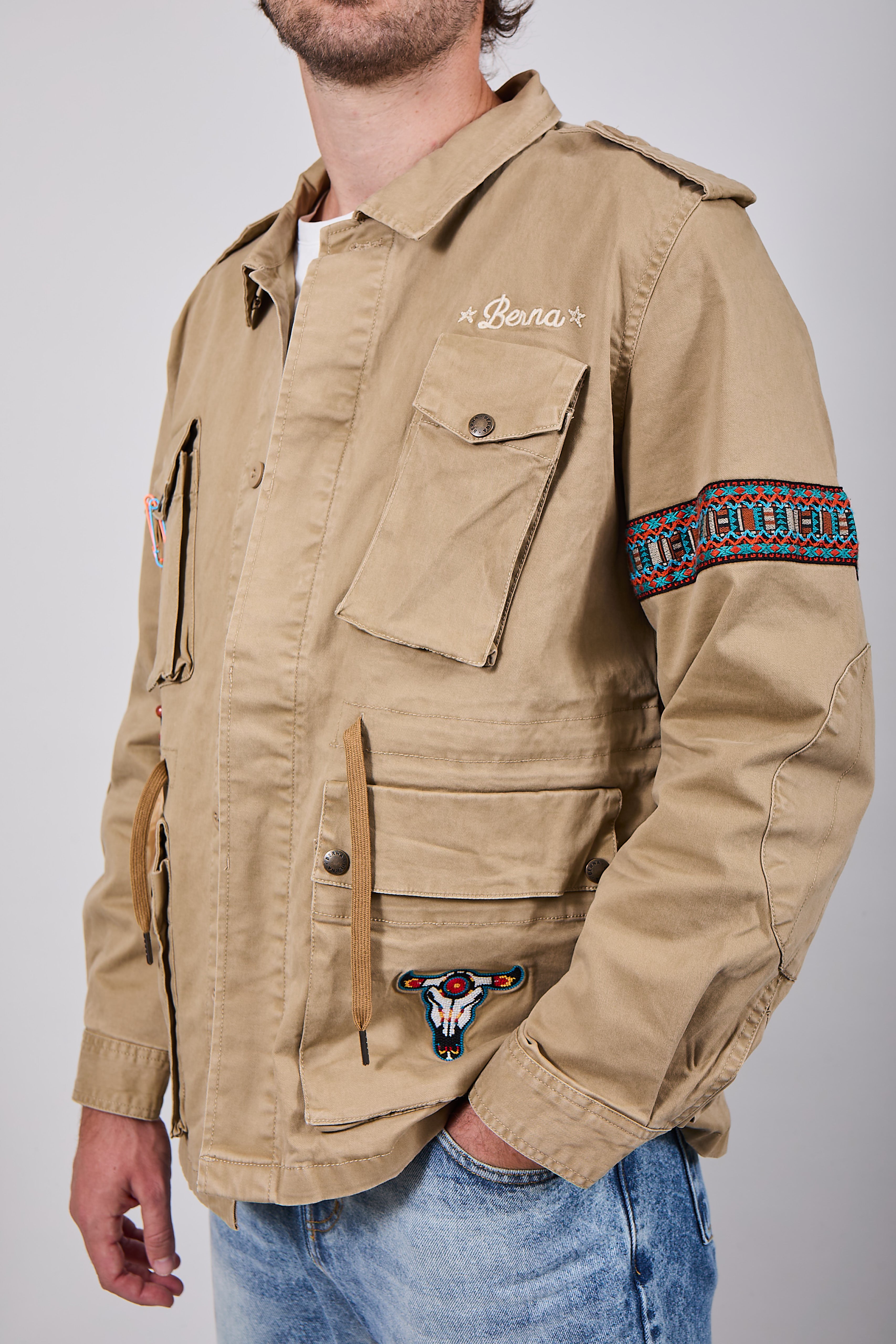 Field Jacket Berna Falco Beige (12230138265940)