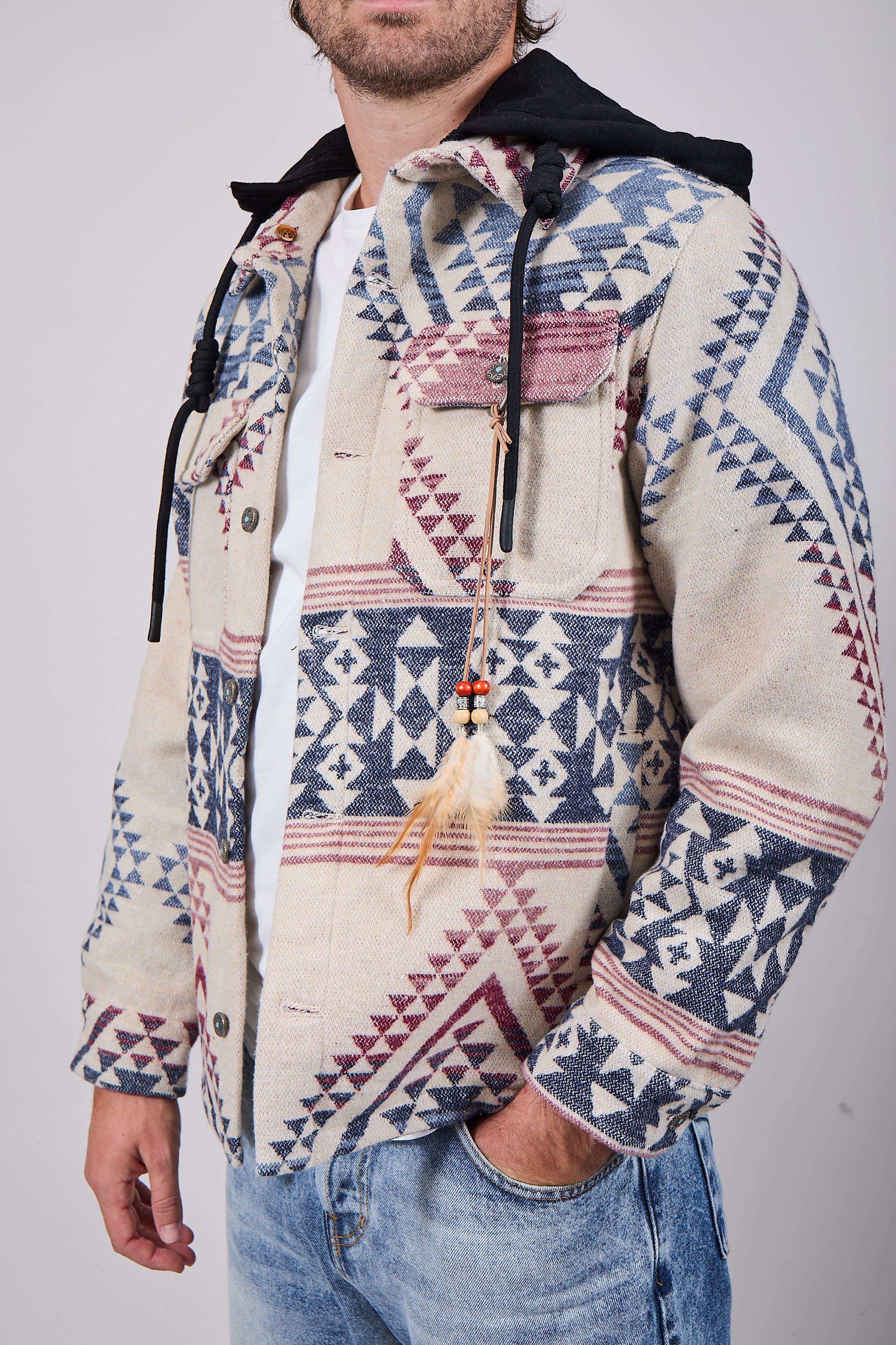 Overshirt Berna Cappuccio Azteco 277 (12235769282900)