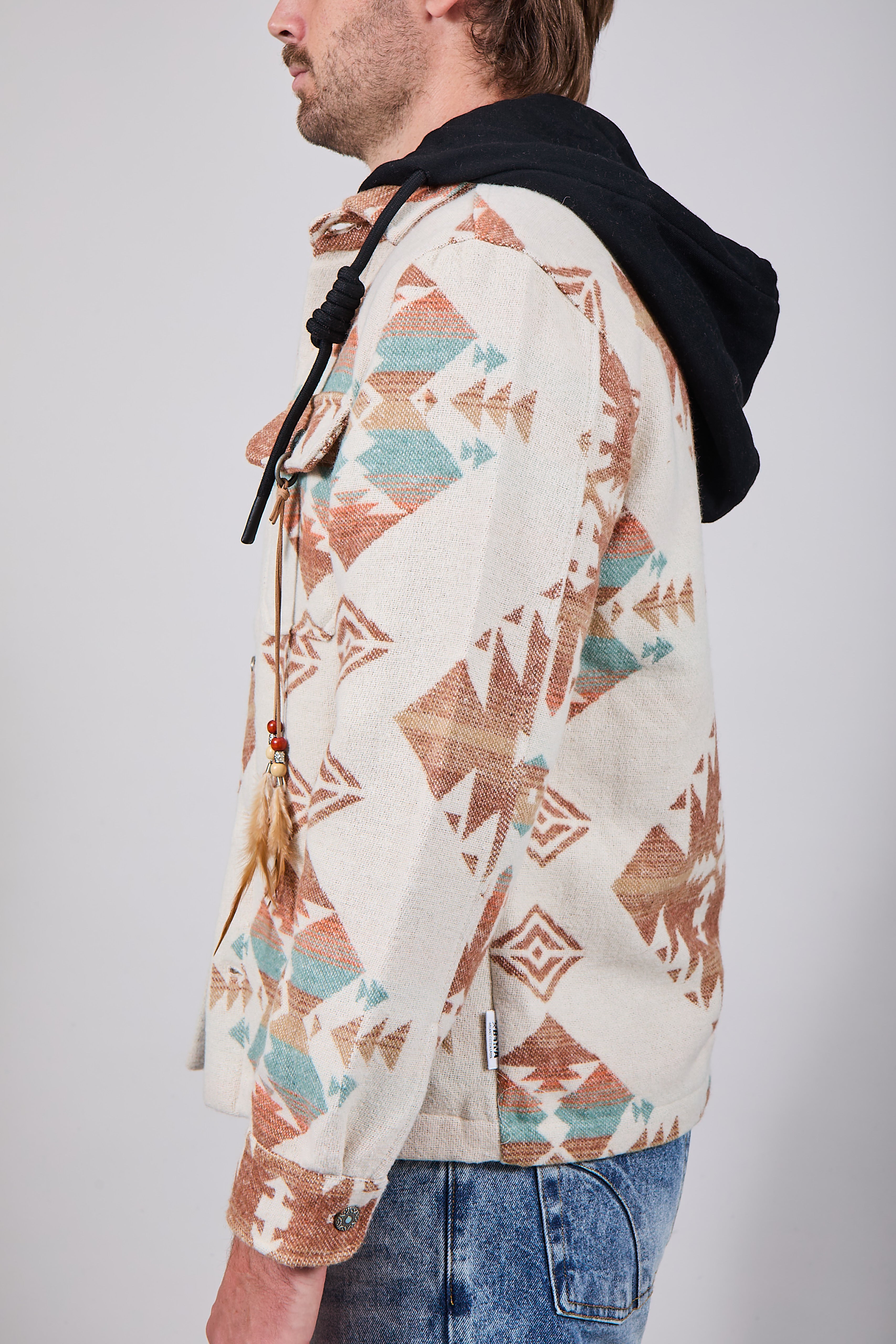 Overshirt Berna Cappuccio Azteco 276 (12235764891988)