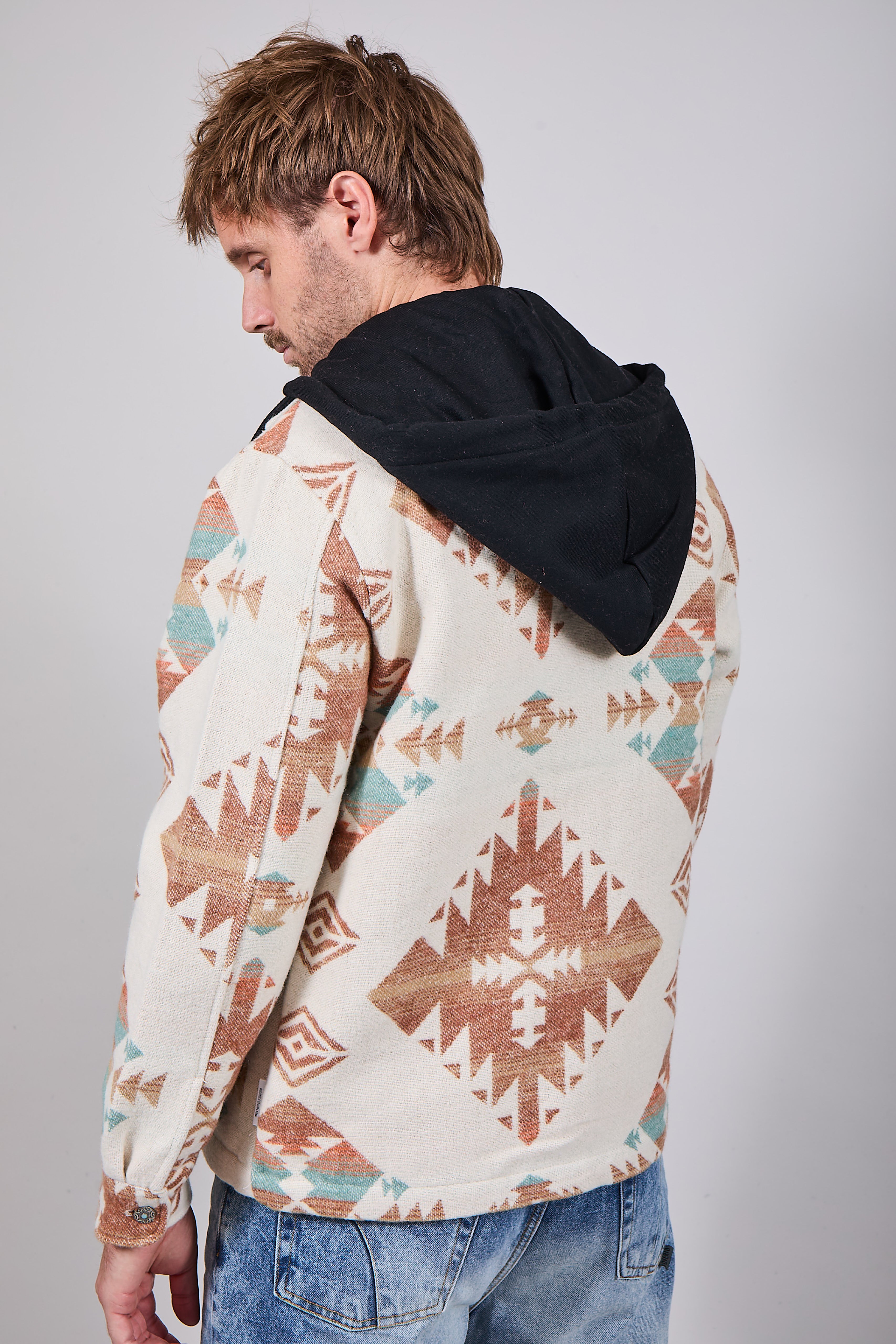 Overshirt Berna Cappuccio Azteco 276 (12235764891988)