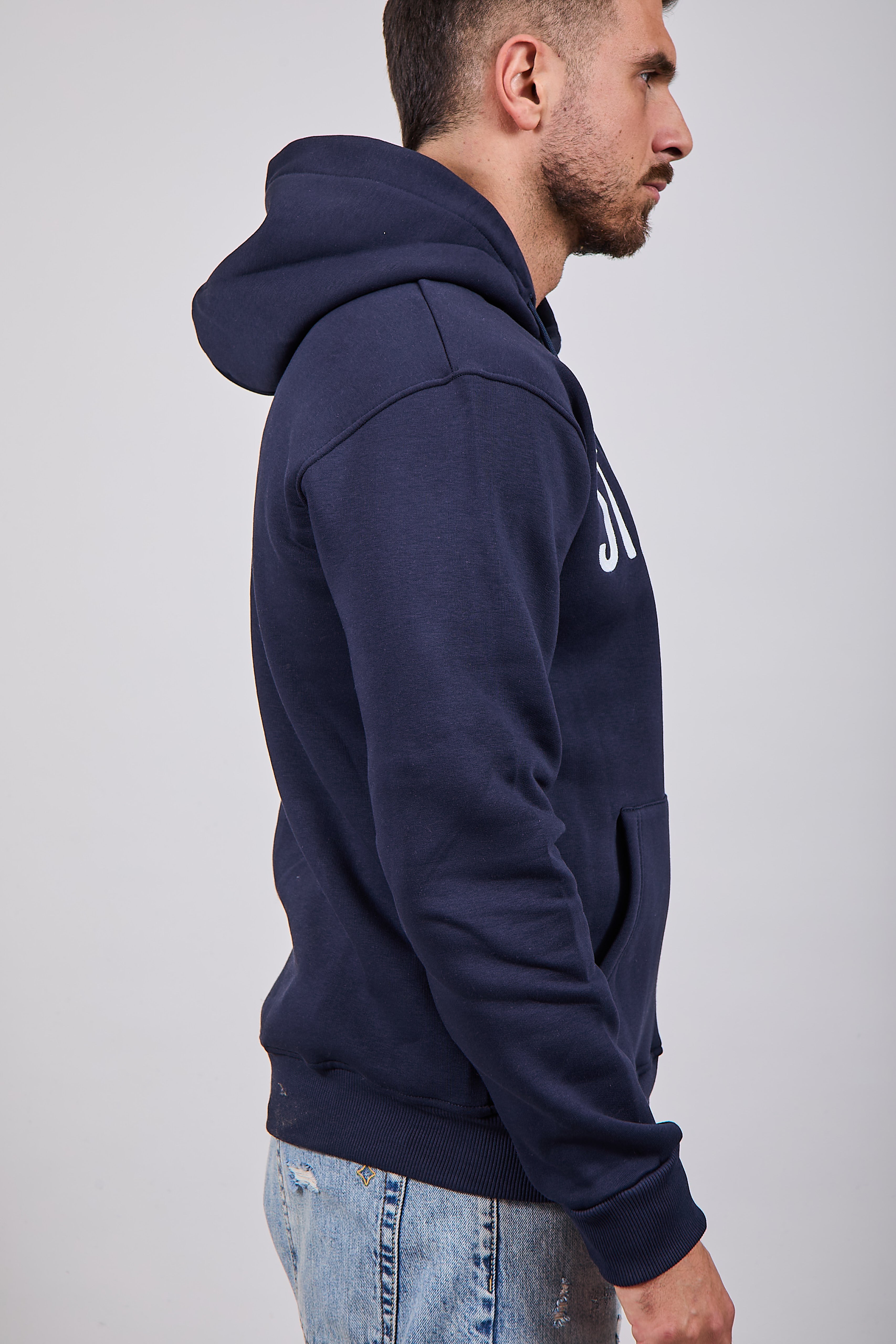 Felpa Superculture Cappuccio Blu A1399 (12218731430228)