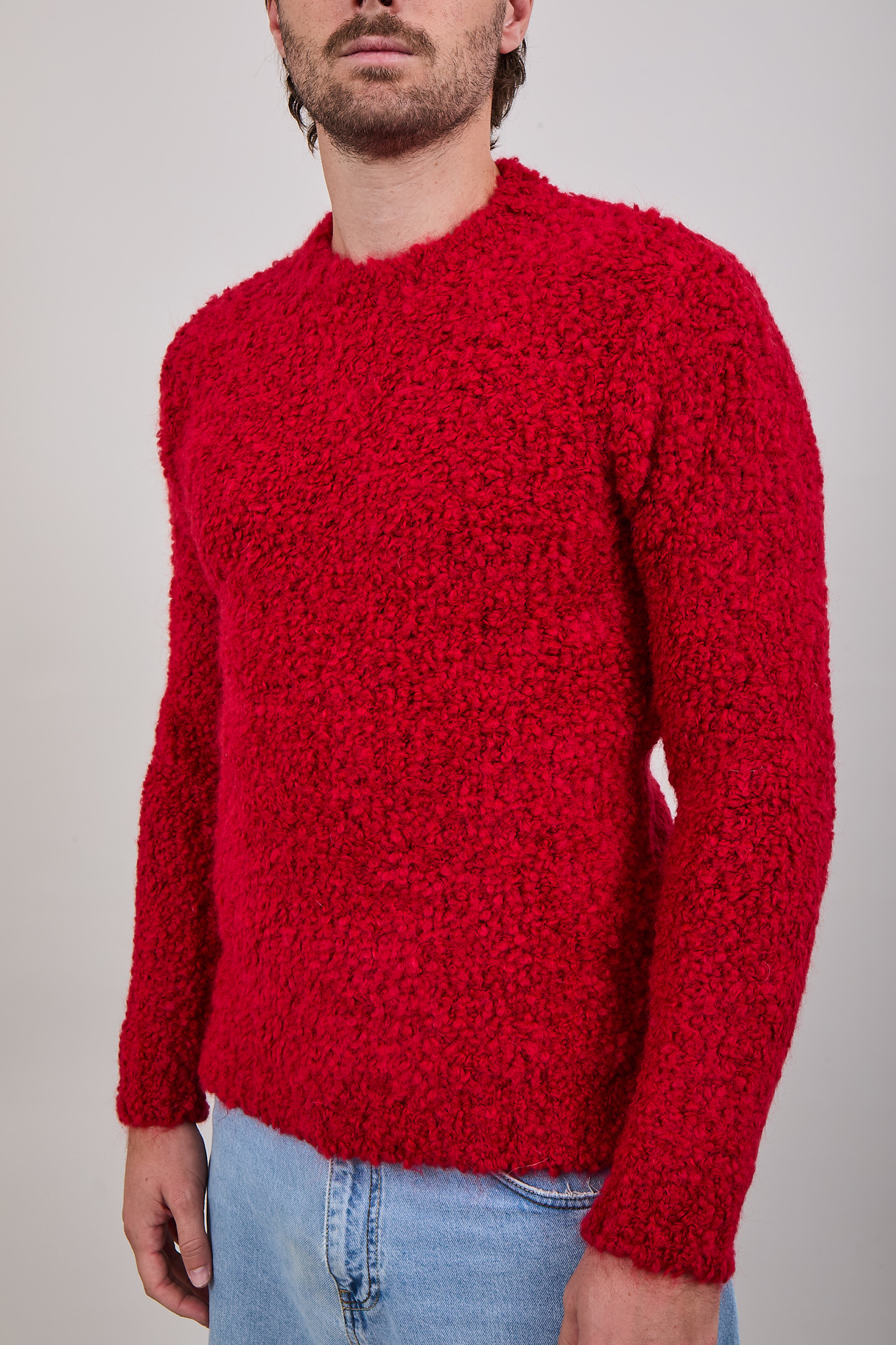 Girocollo Berna Bouclé Rosso 035 (12300106039636)