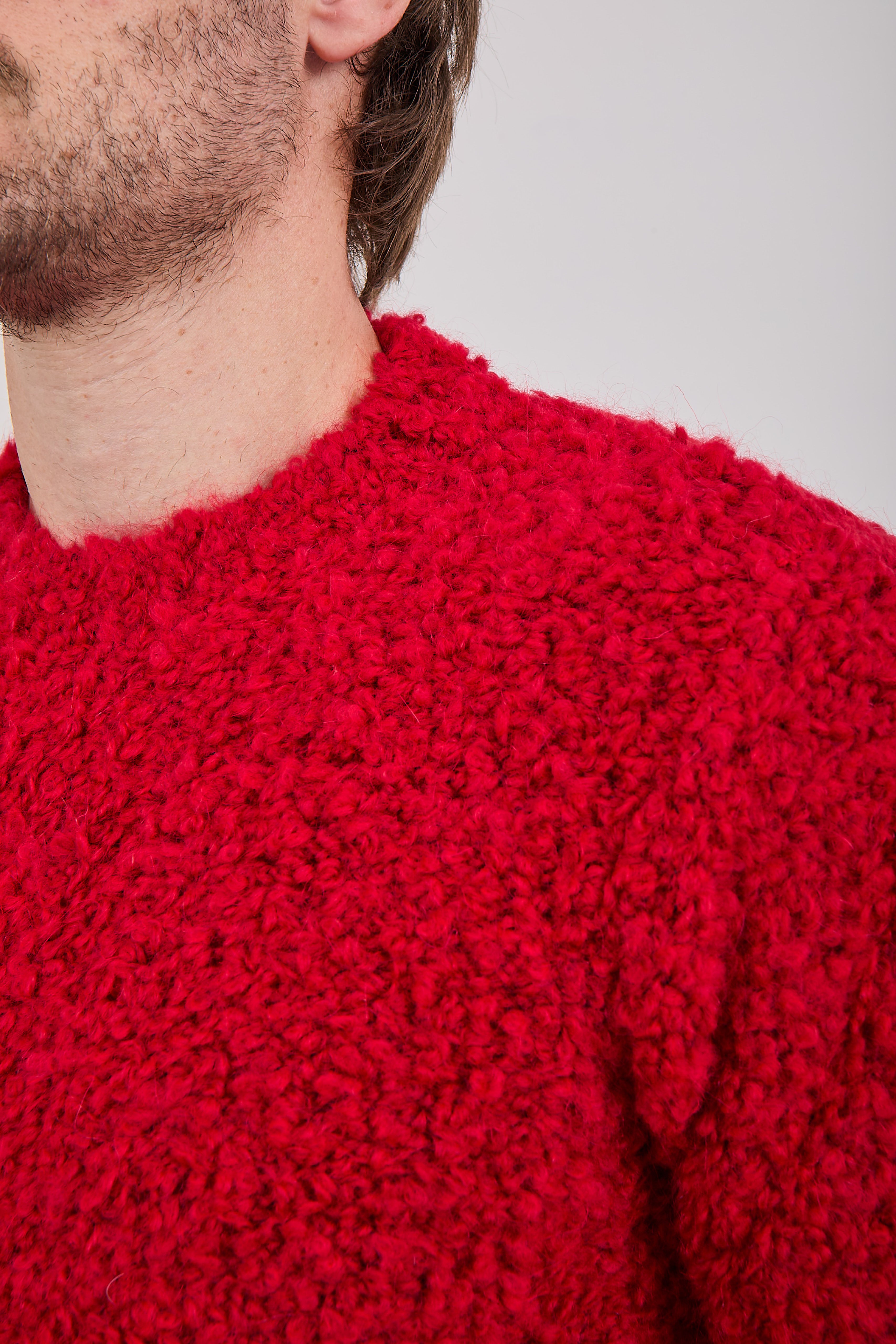 Girocollo Berna Bouclé Rosso 035 (12300106039636)