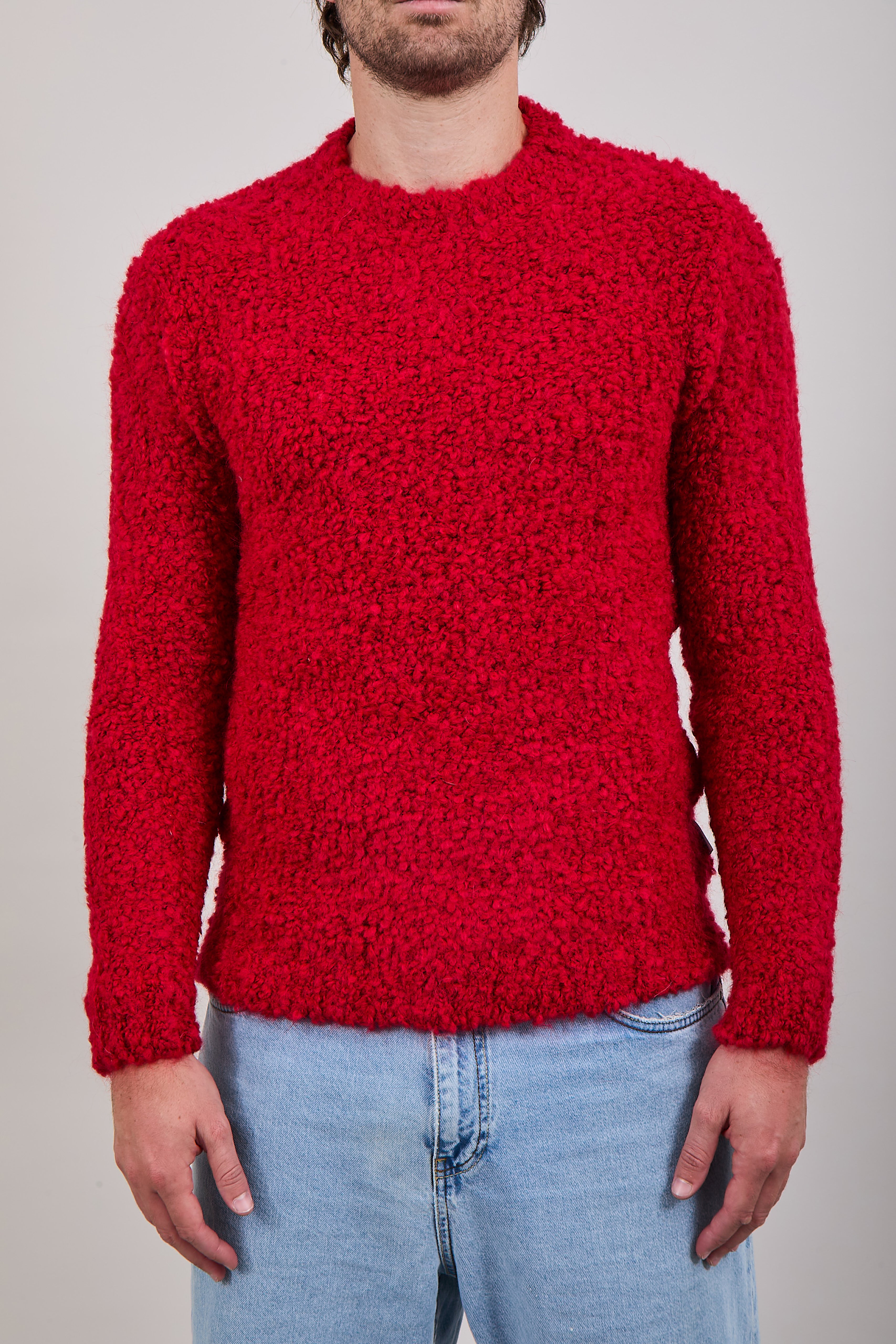 Girocollo Berna Bouclé Rosso 035 (12300106039636)