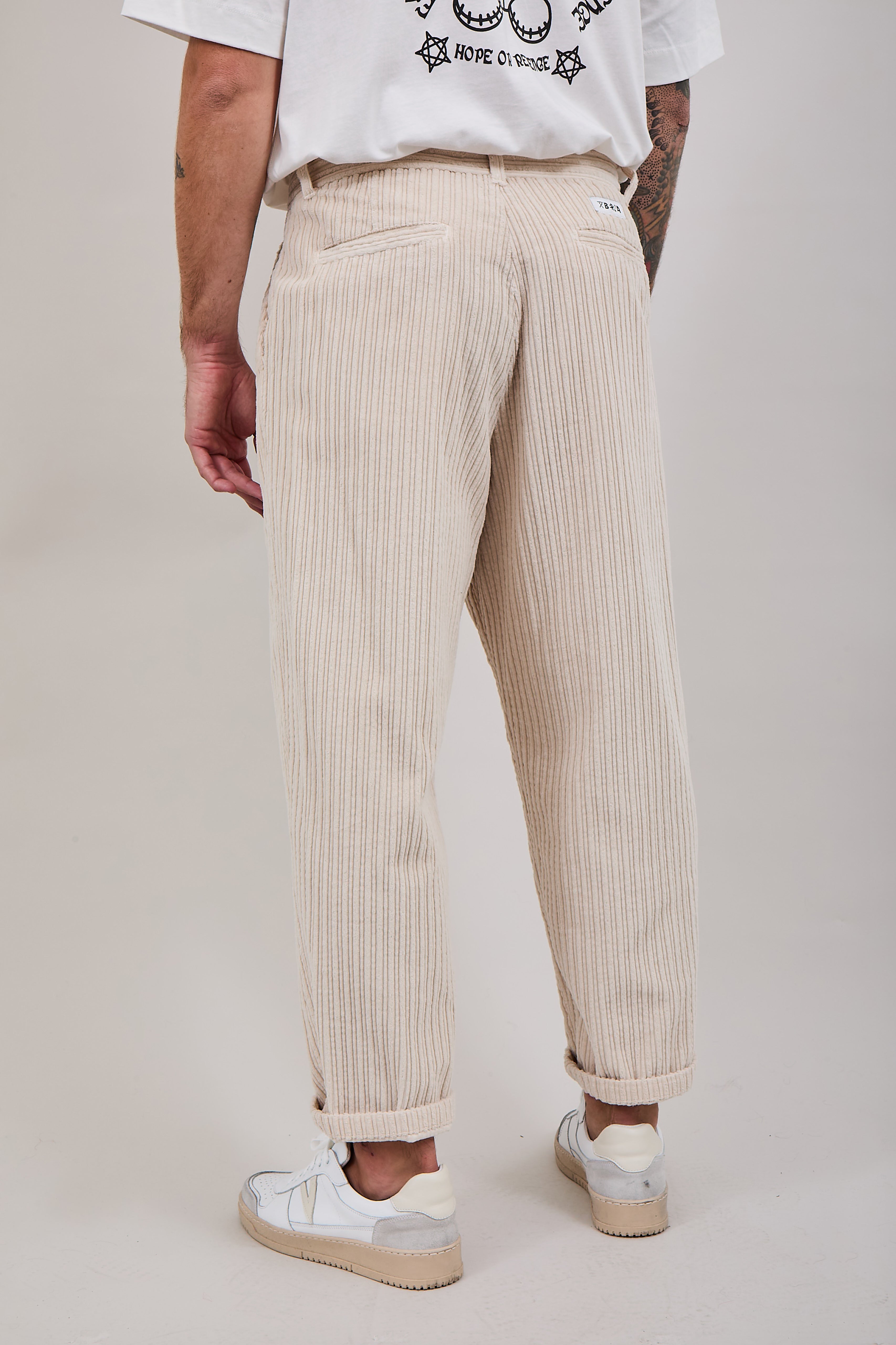 Pantalone Berna Velluto Panna 116 (12300225642836)