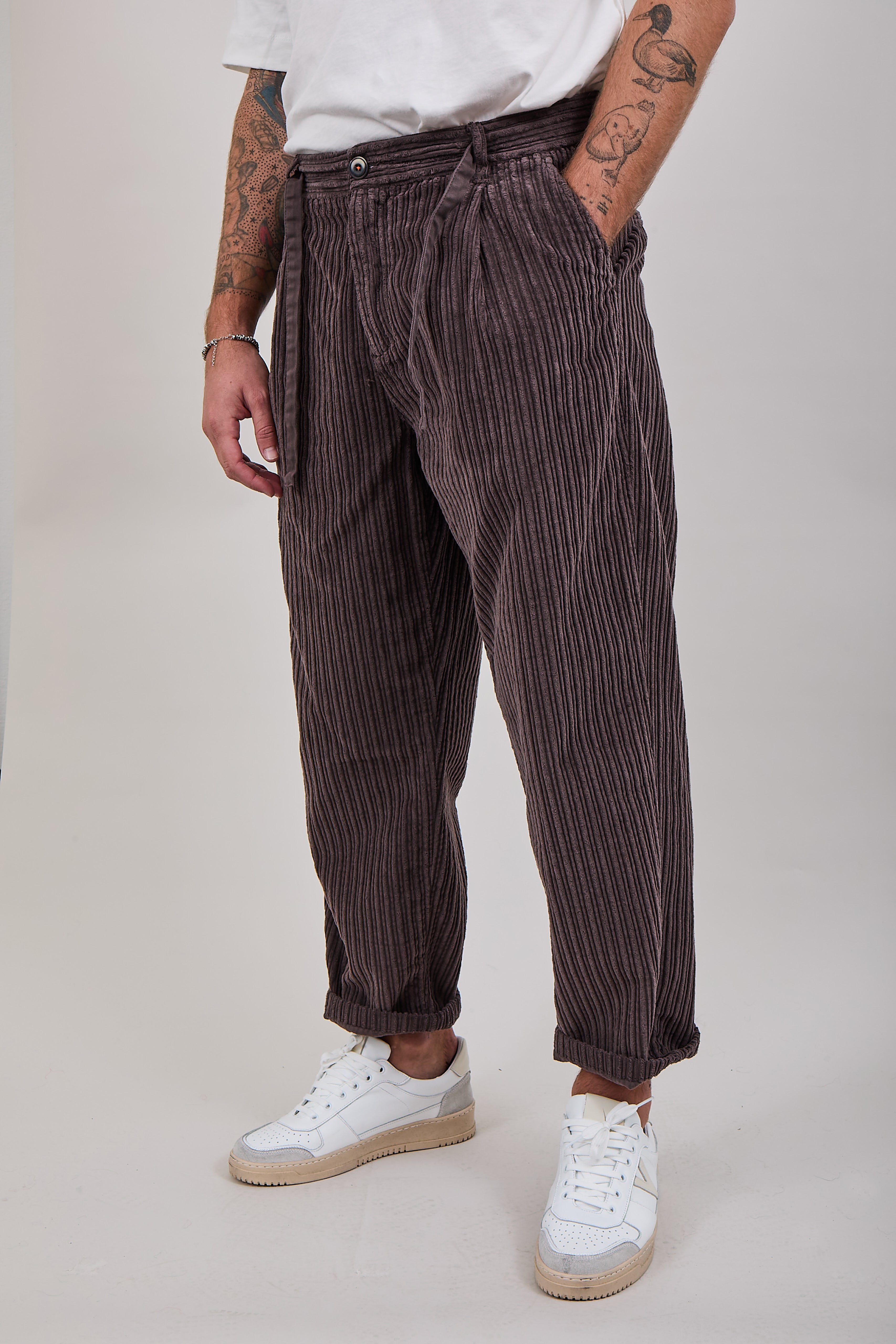 Pantalone Berna Velluto Castagna 116 (12300222529876)