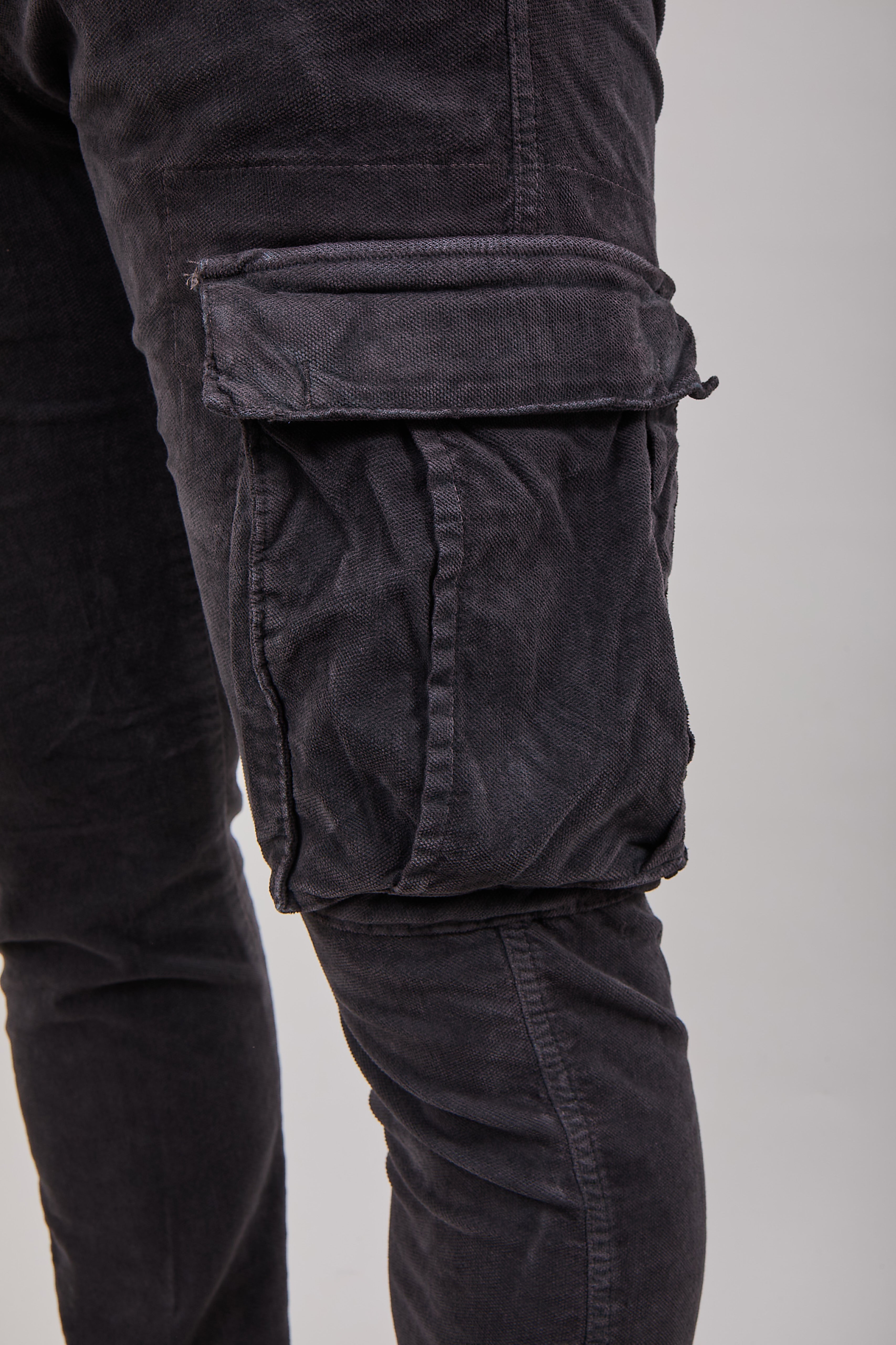 Pantalone Berna Velluto Cargo Asfalto 003 (12300261163348)