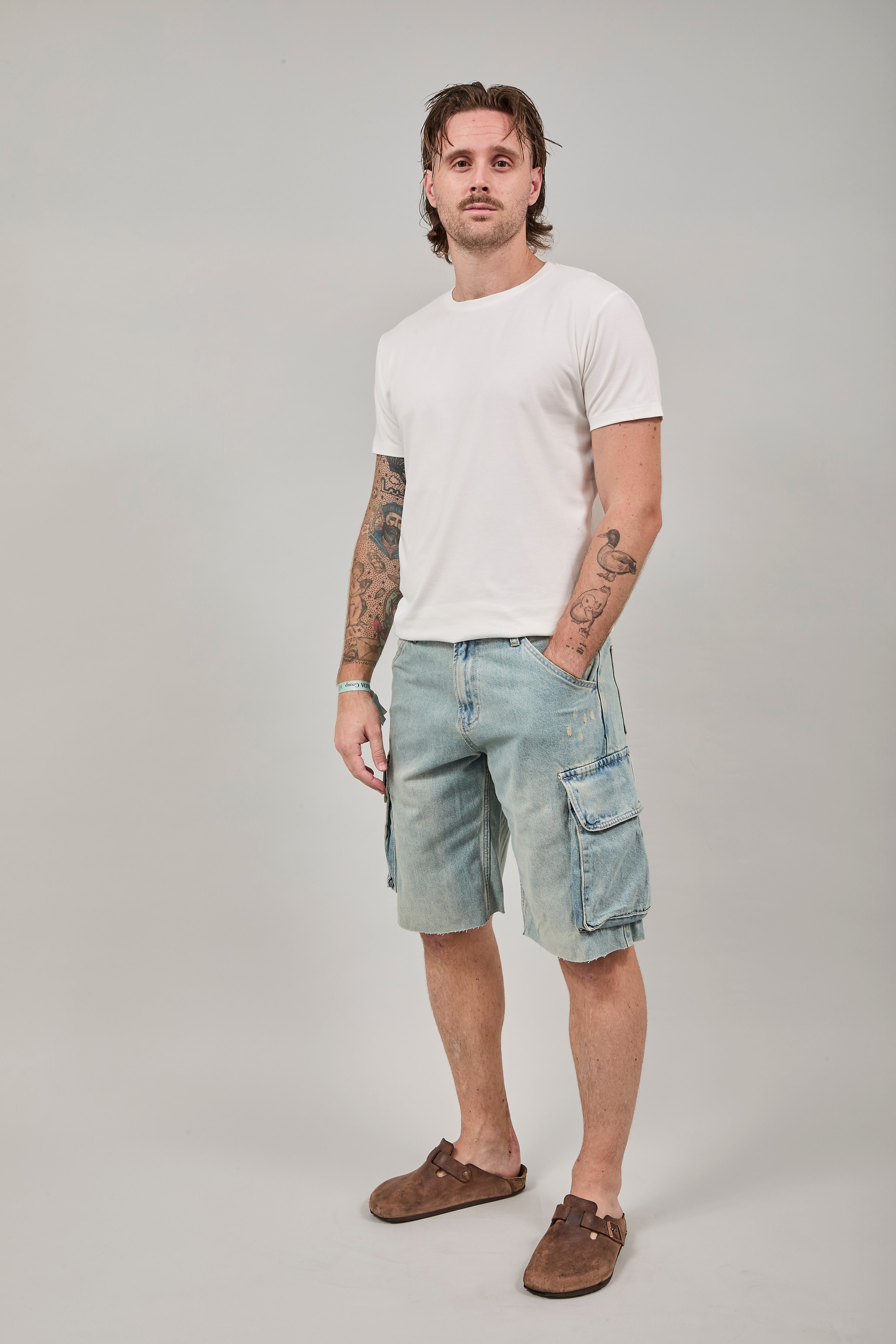 Bermuda Berna Denim Sporcato