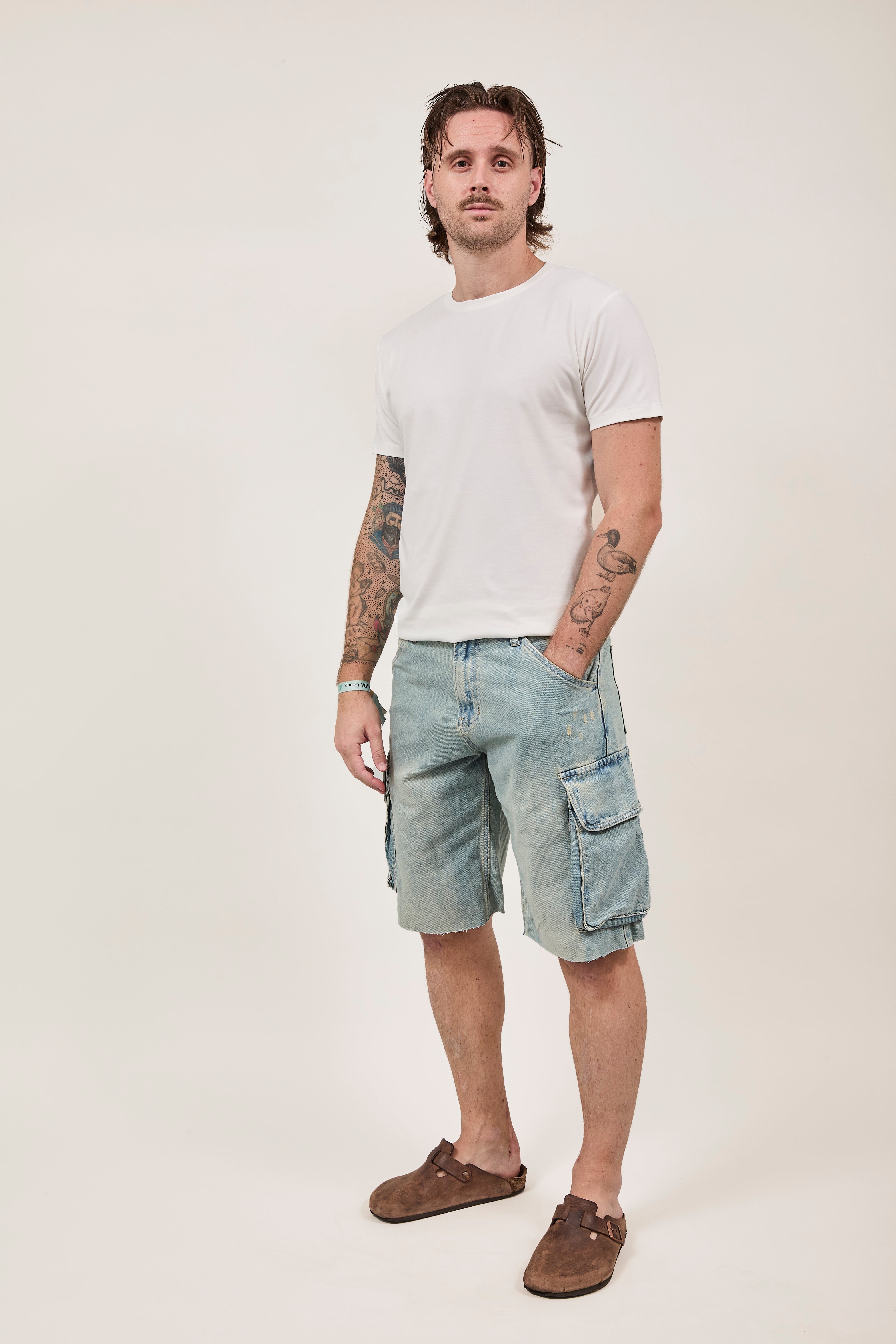 Bermuda Berna Denim Sporcato