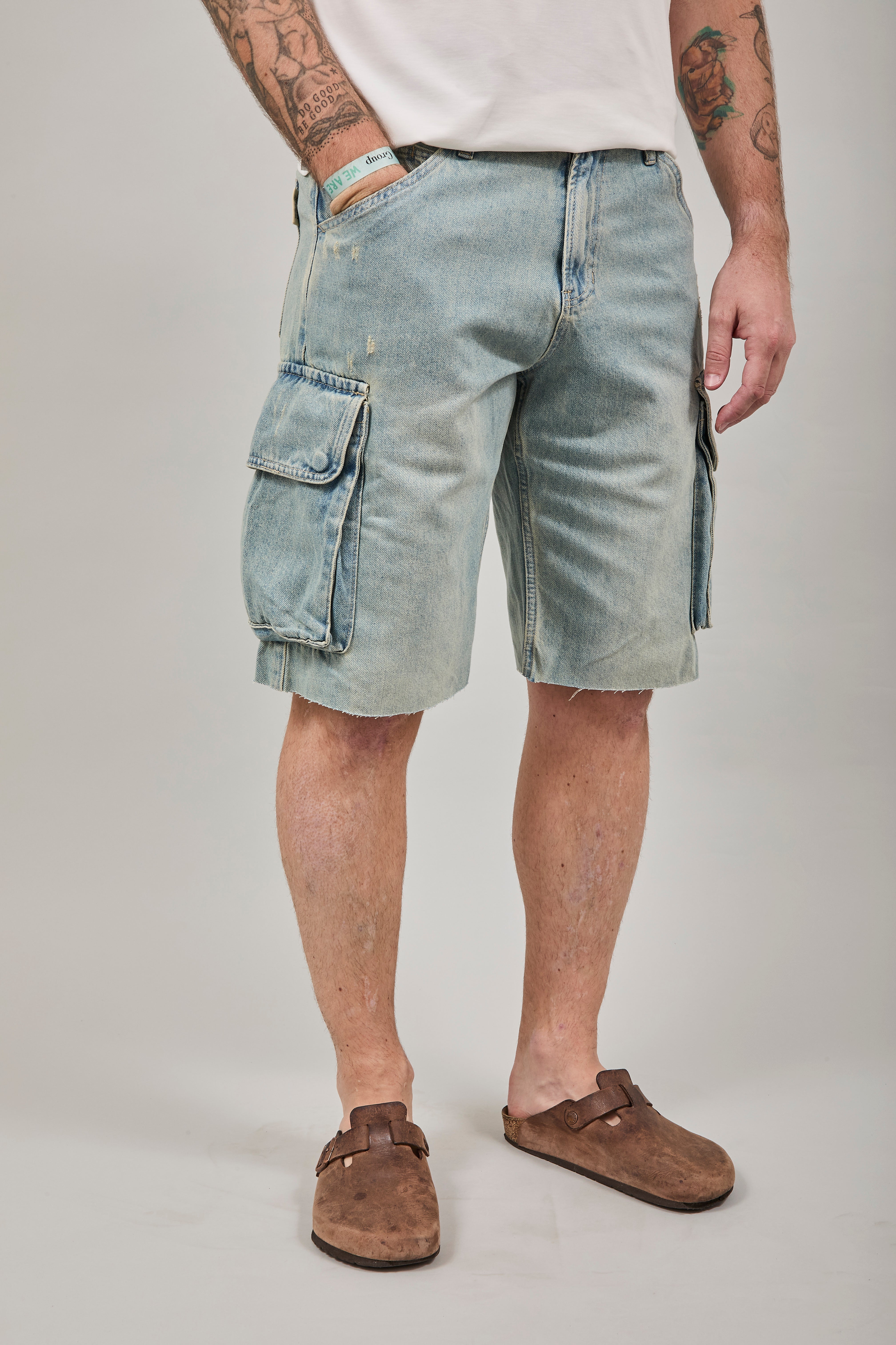Bermuda Berna Denim Sporcato