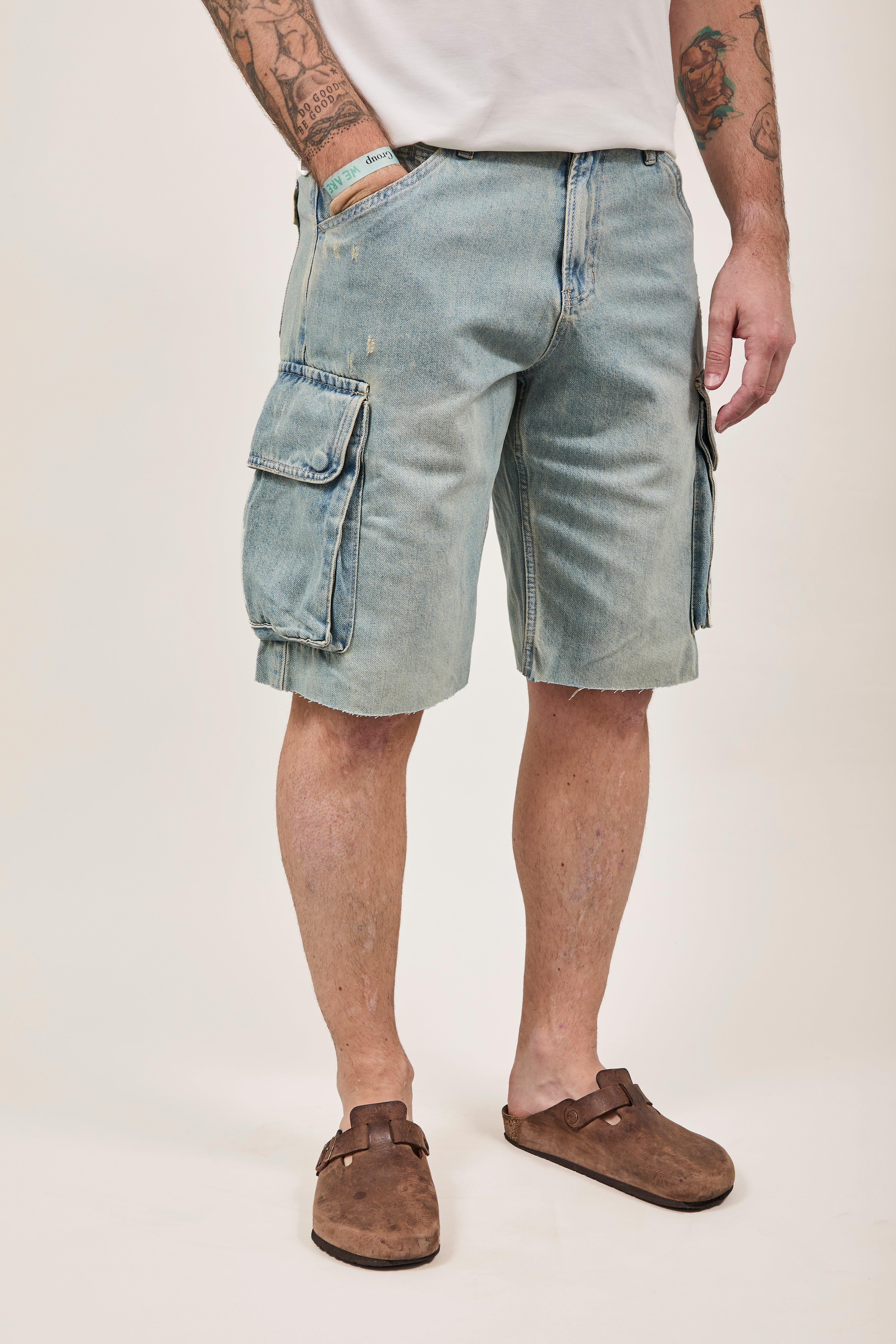 Bermuda Berna Denim Sporcato