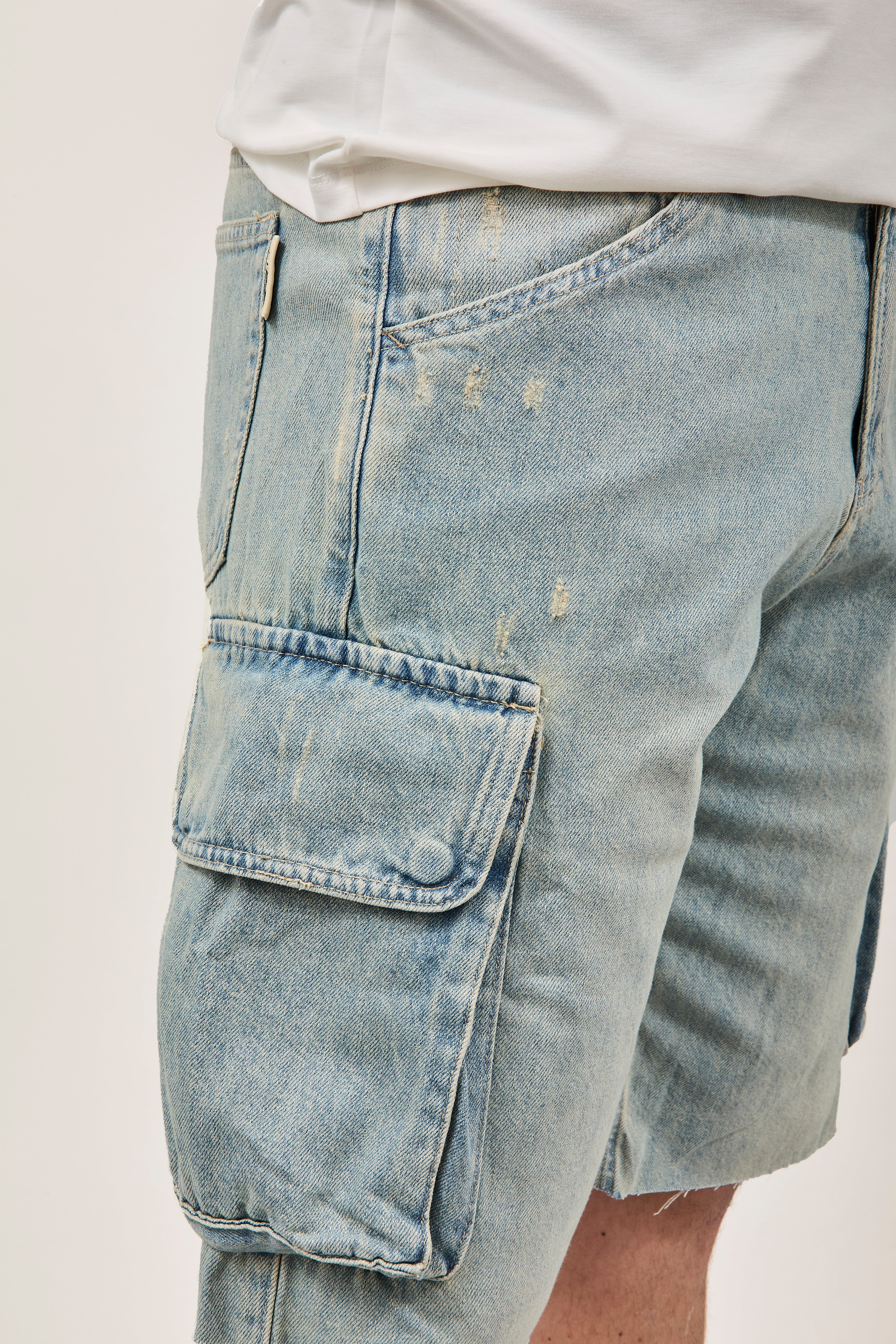 Bermuda Berna Denim Sporcato