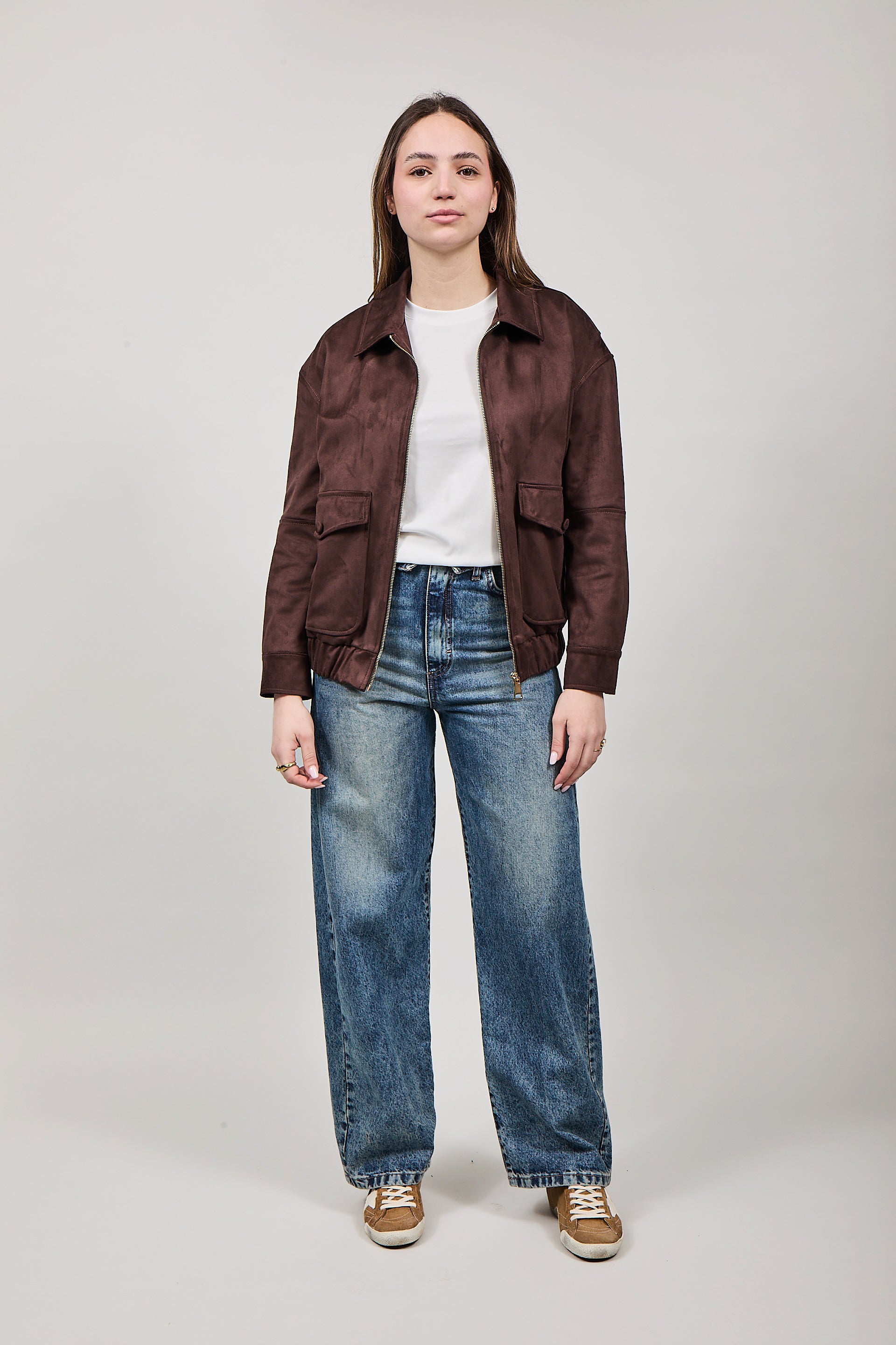 Giubbino Berna Suede Moro
