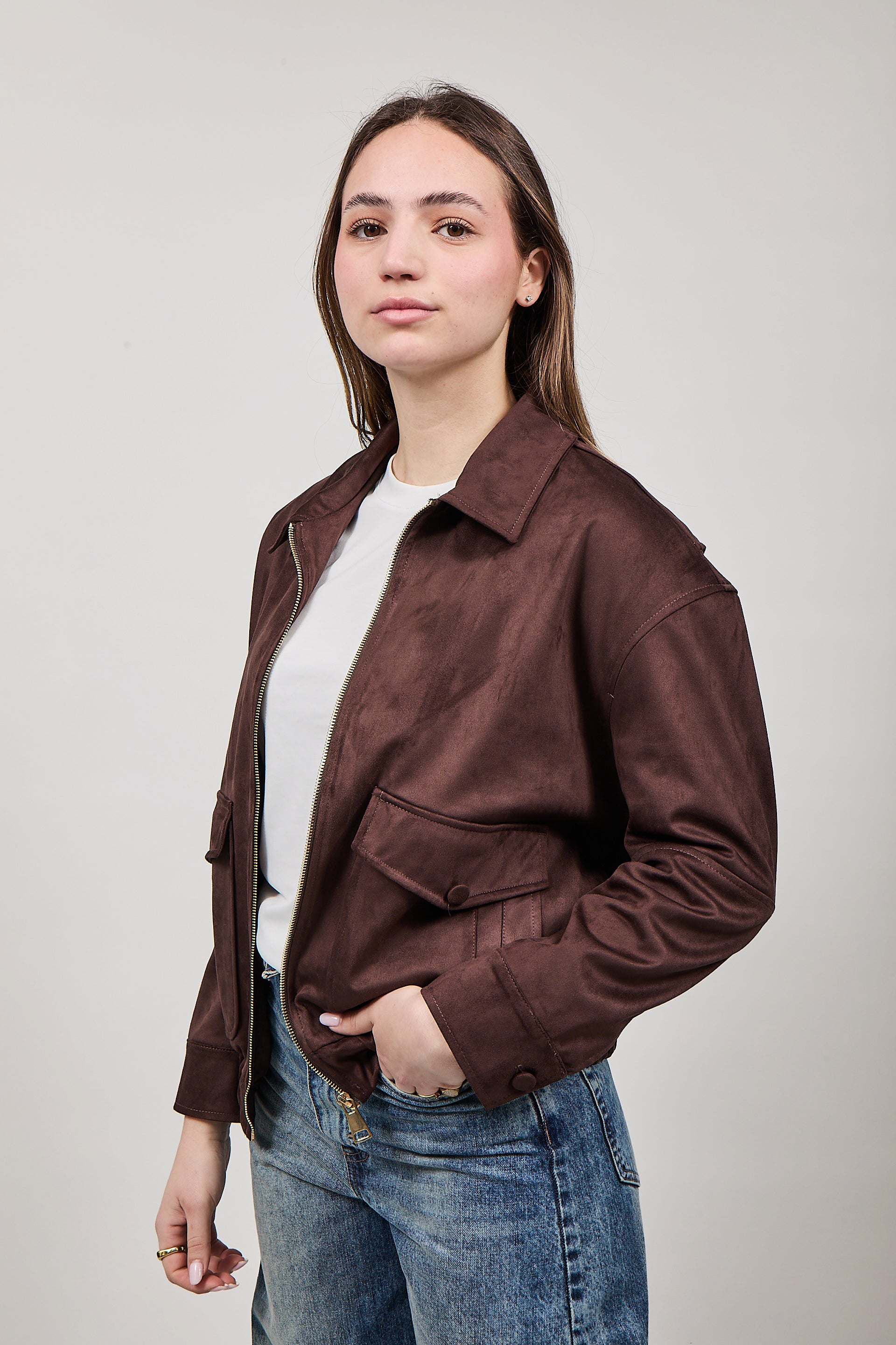 Giubbino Berna Suede Moro