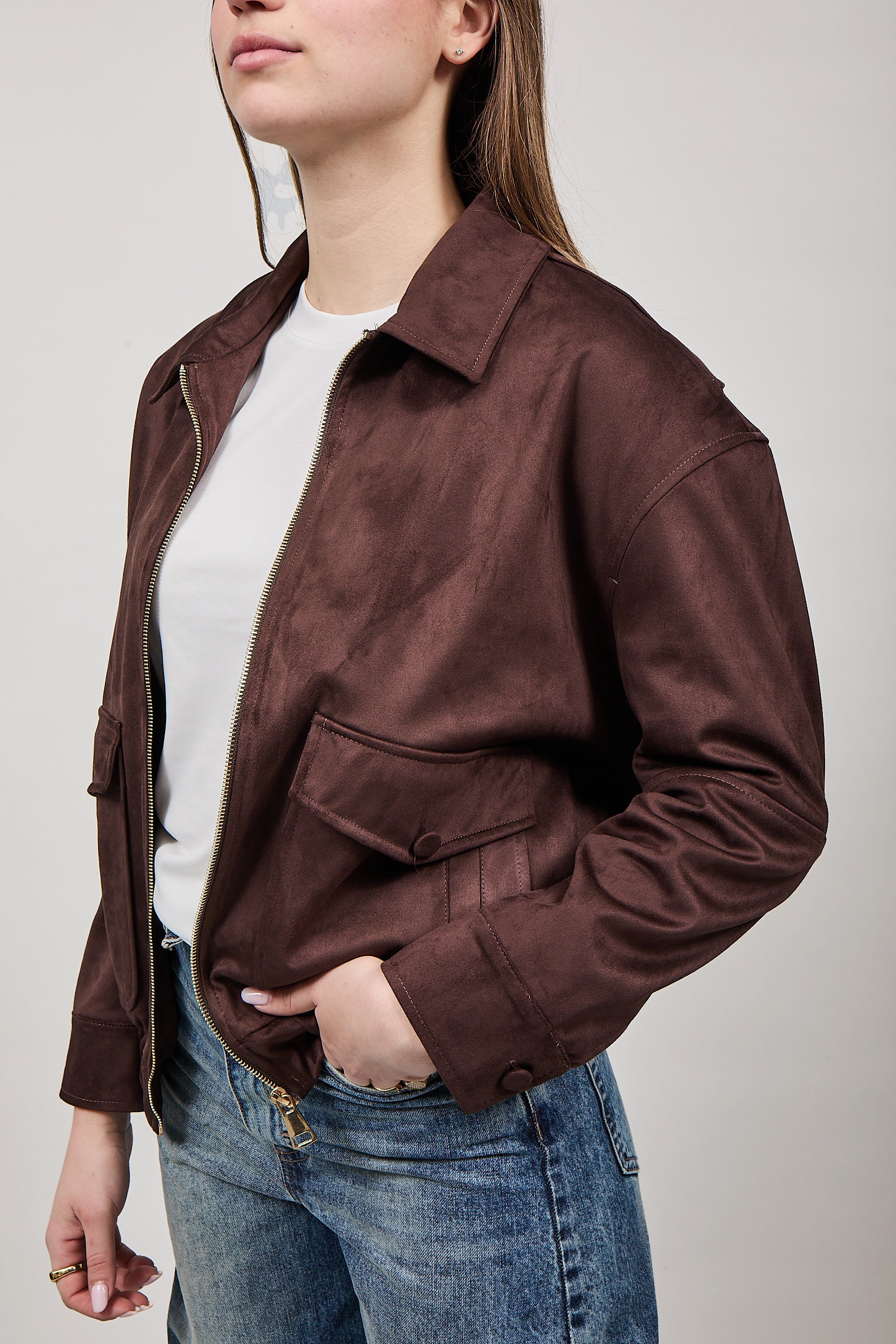 Giubbino Berna Suede Moro