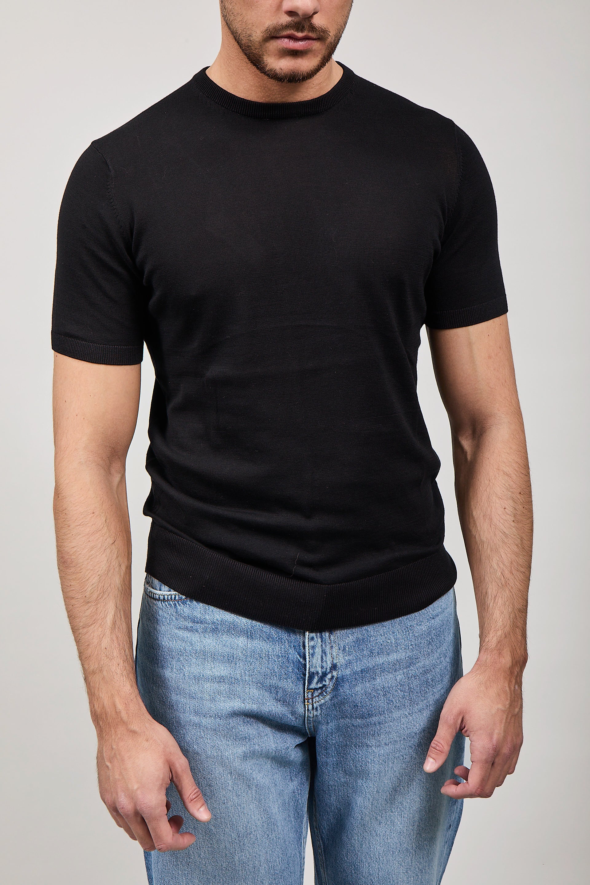 T-shirt Over-d Maglia Nera M03