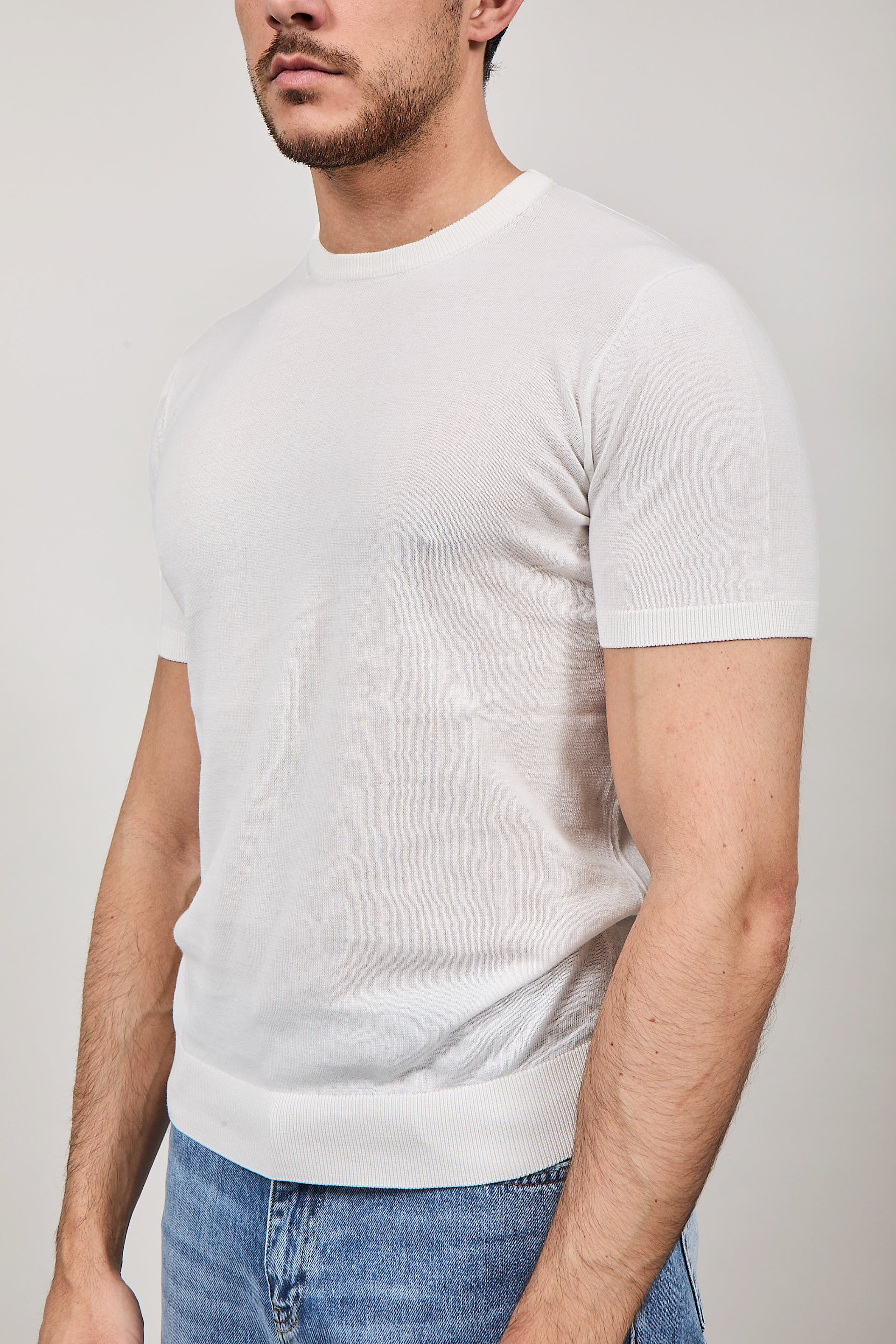 T-shirt Over-d Maglia Bianca M03