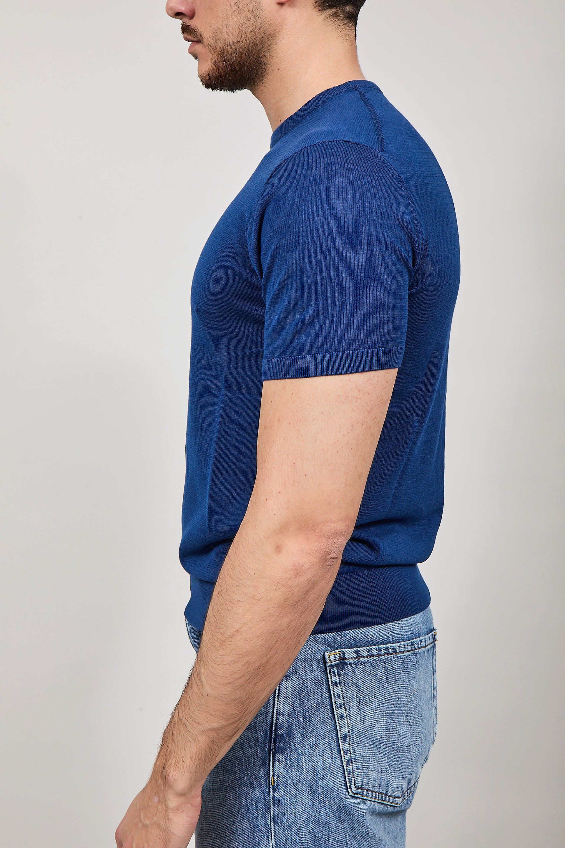 T-shirt Over-d Maglia Blu M03
