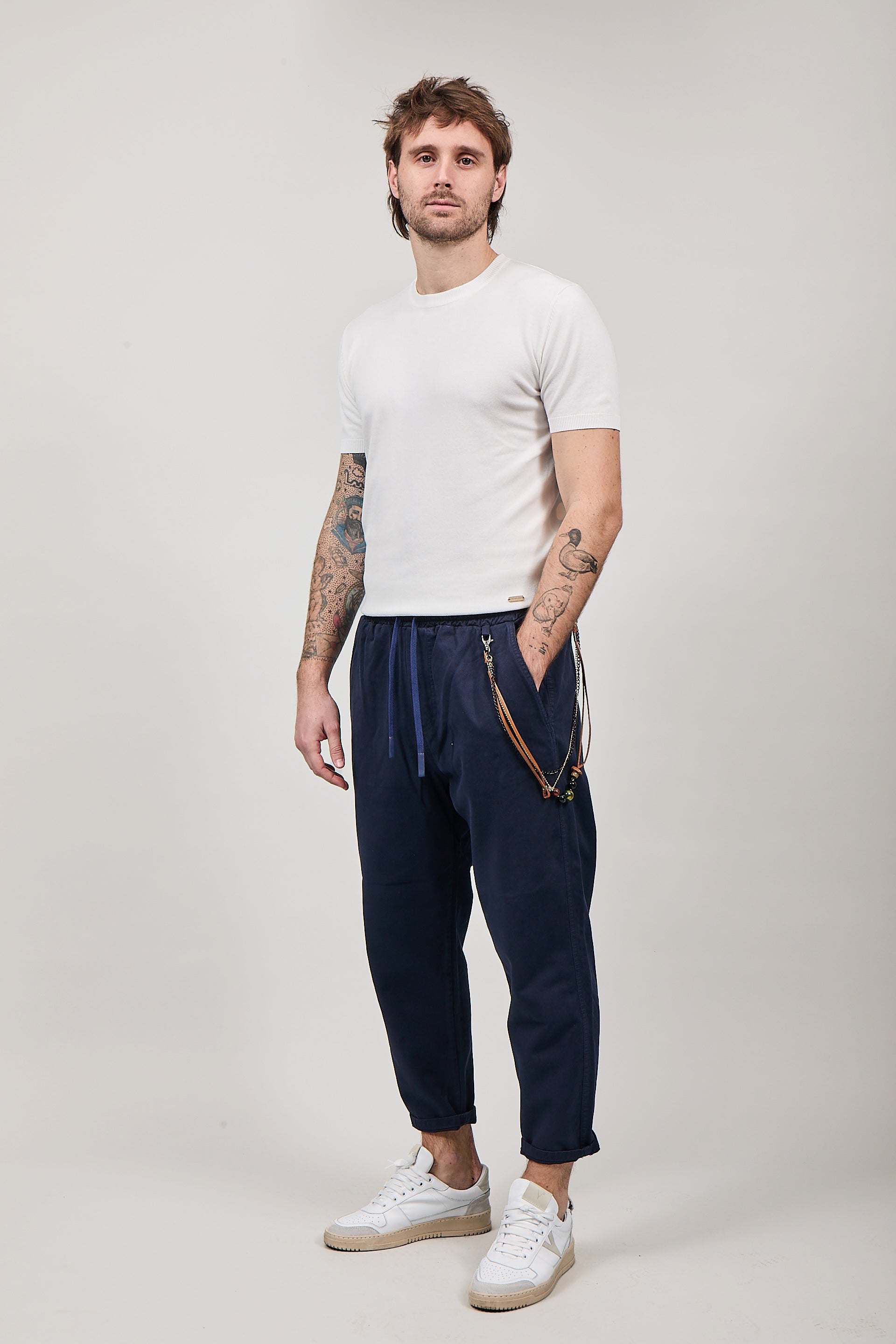 Pantalaccio Over-d Navy p87