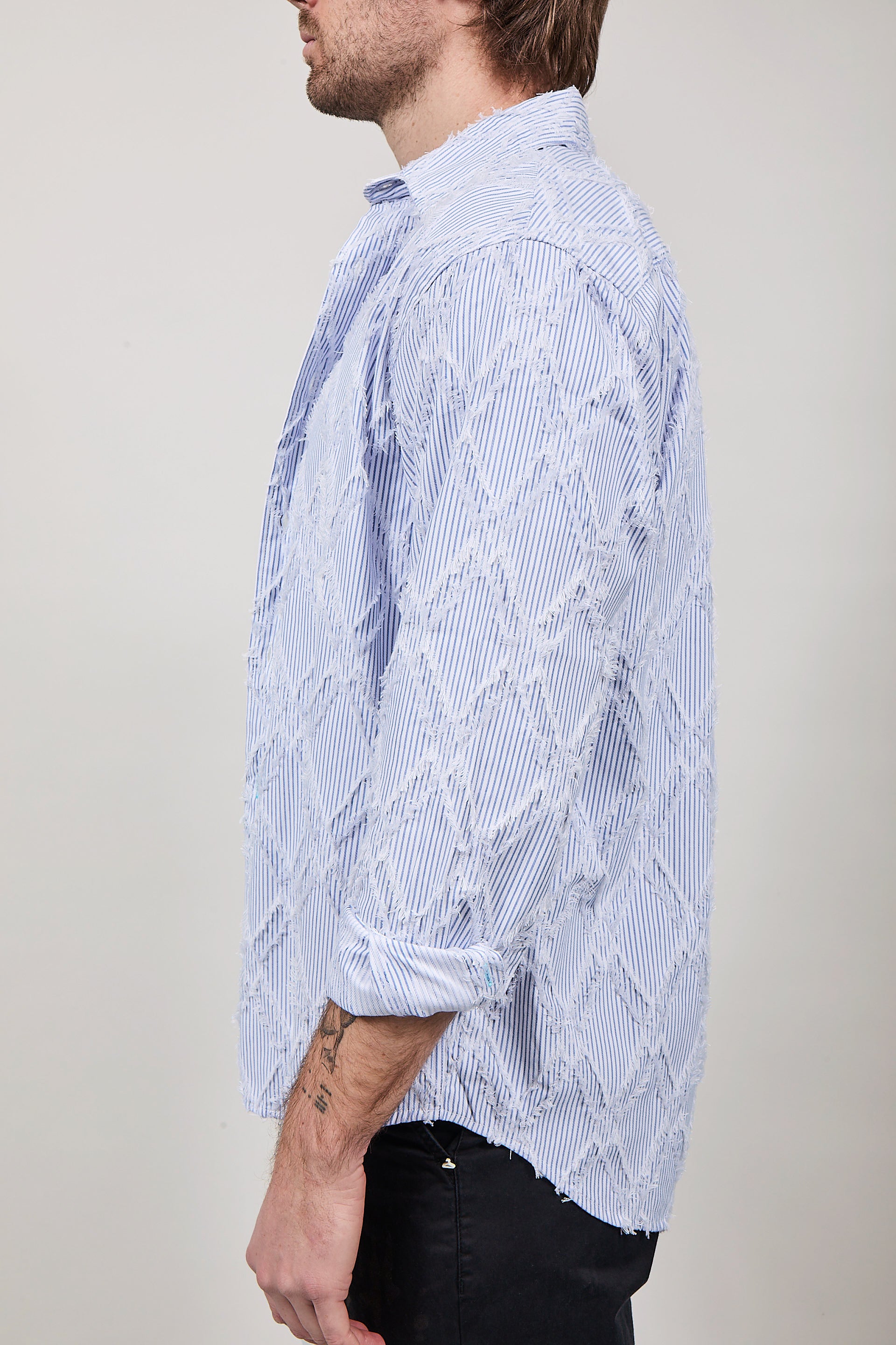 Camicia Berna Righe e fili 3430
