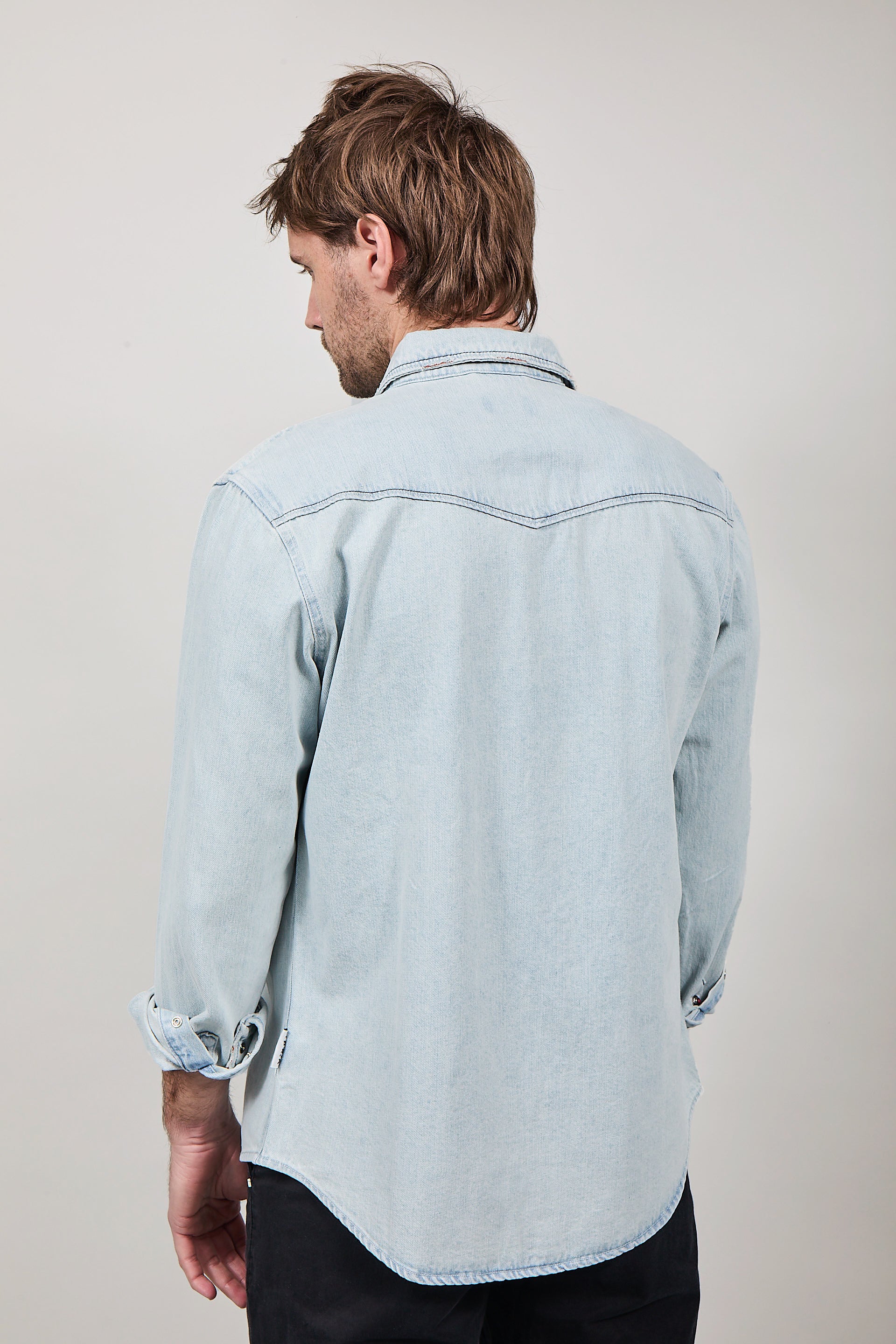 Camicia Berna Denim destroy