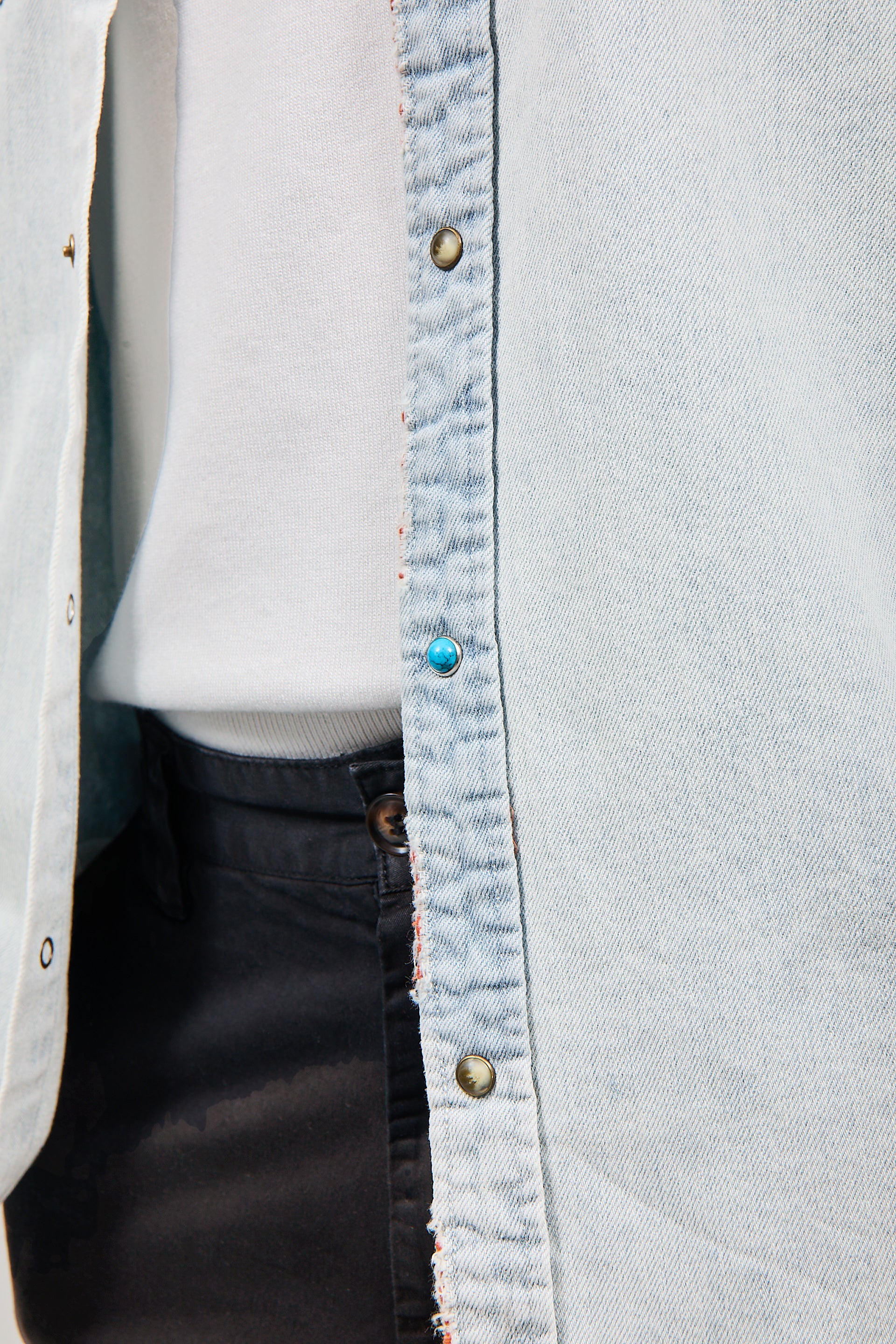 Camicia Berna Denim destroy