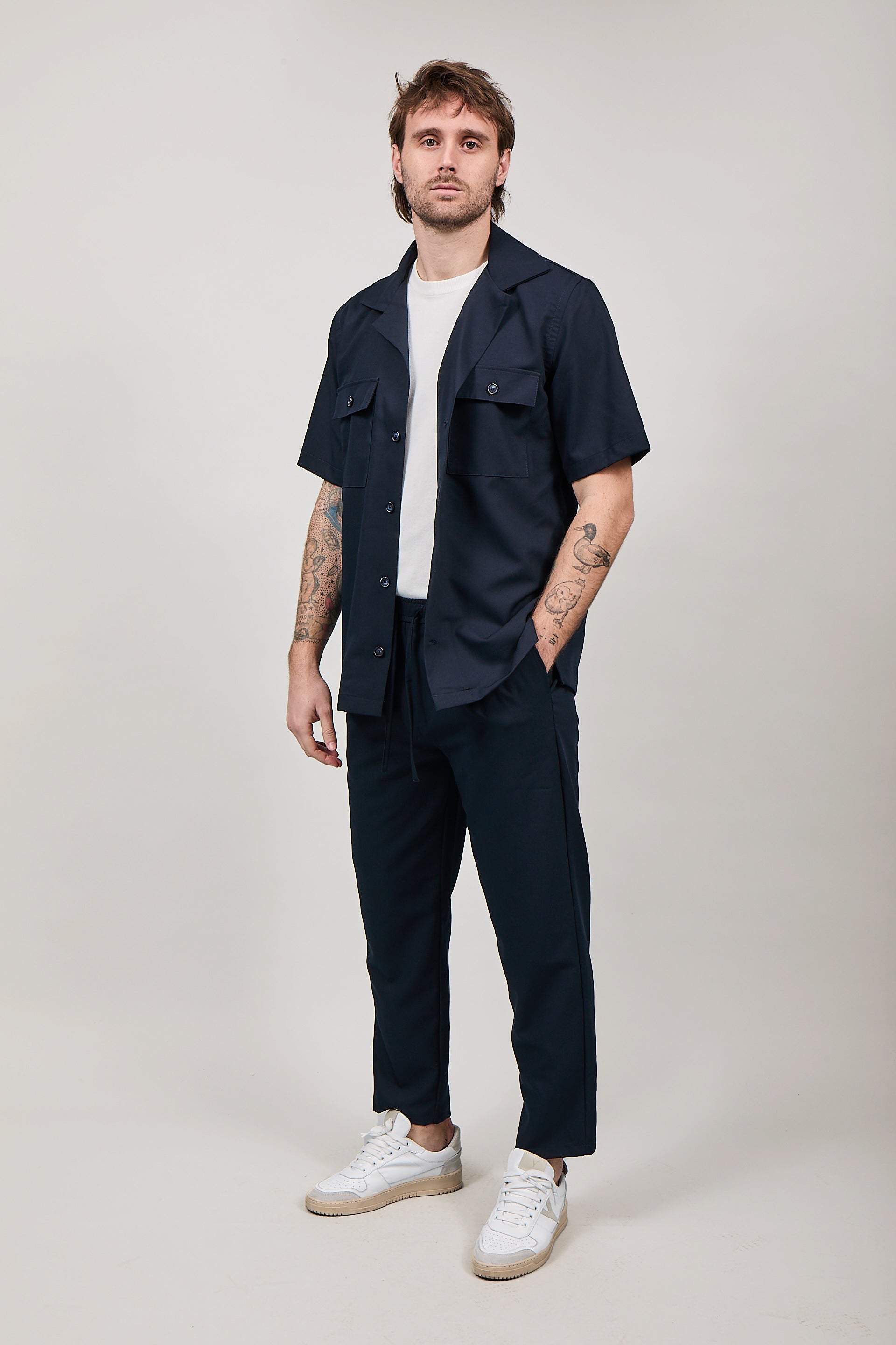 Coordinato Gianni Lupo Blu 012