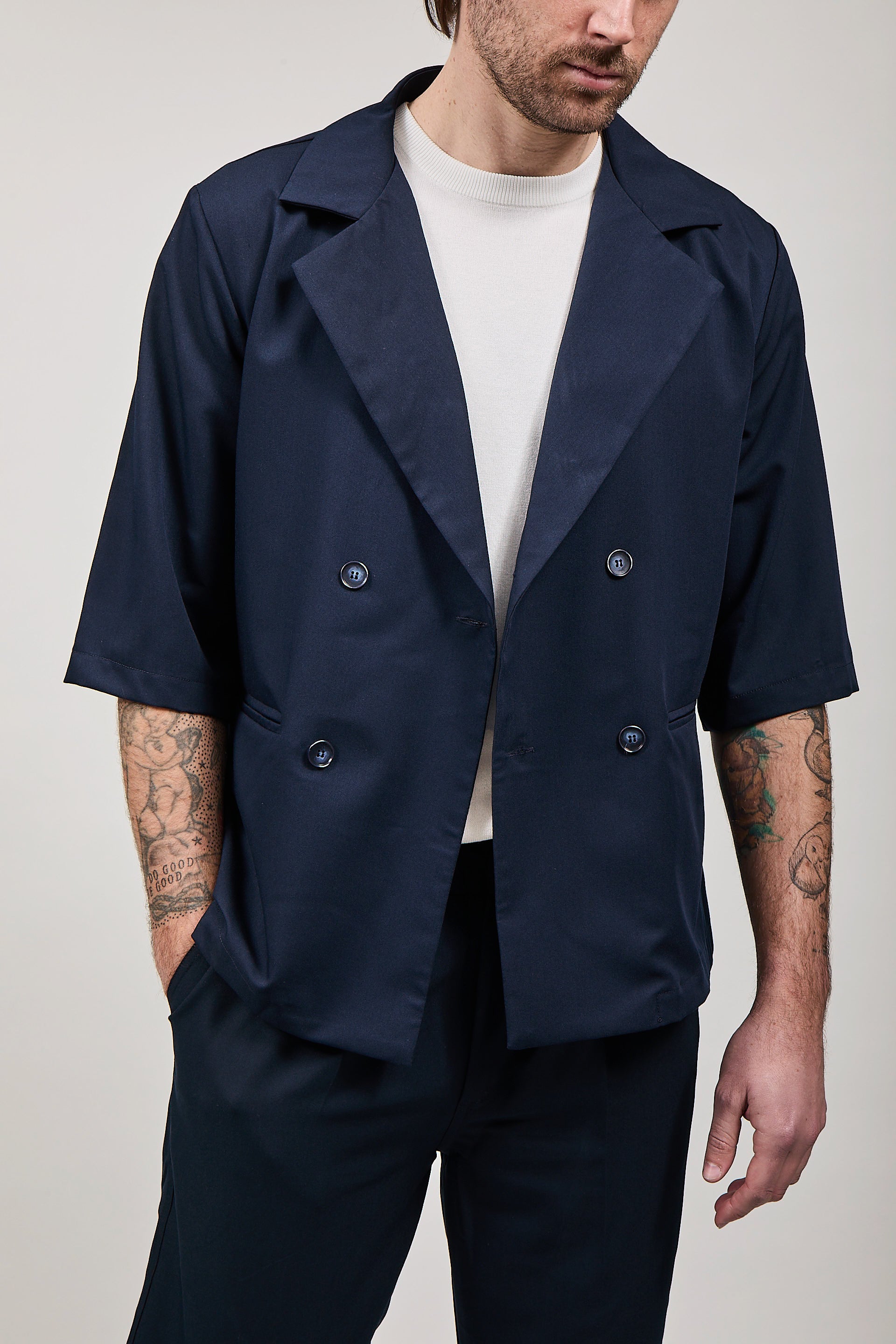 Coordinato Gianni Lupo Blu 034