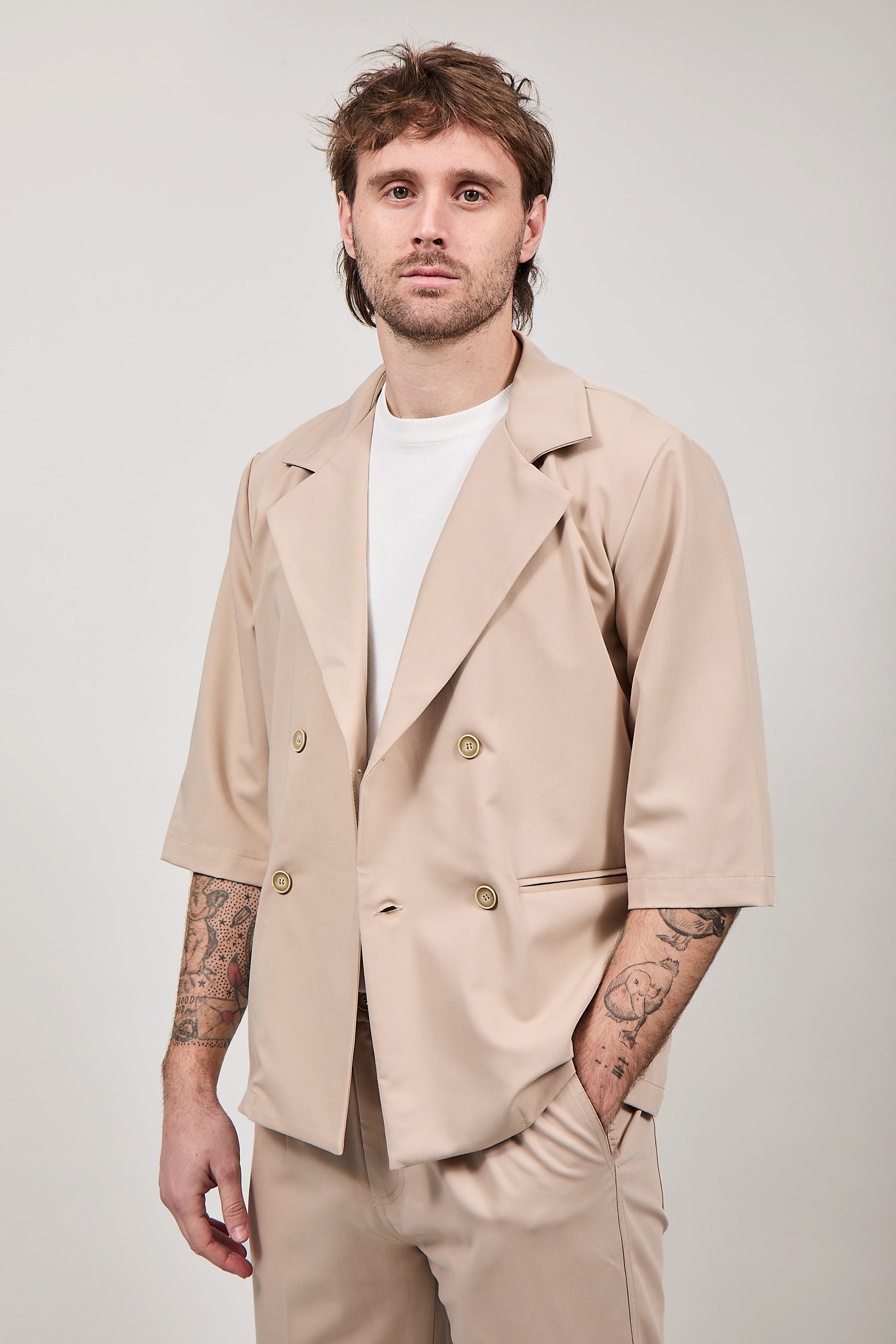 Coordinato Gianni Lupo Beige 034
