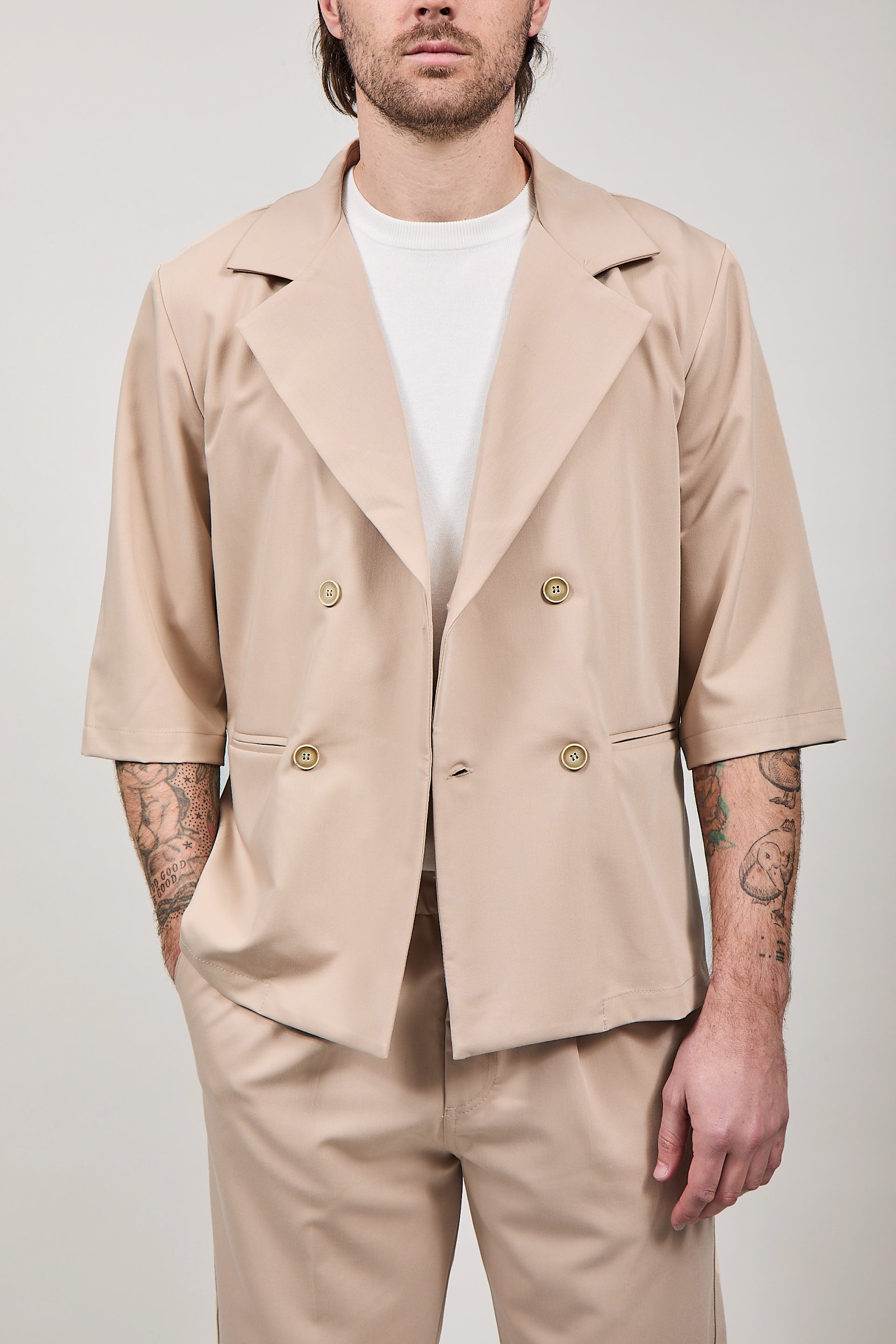 Coordinato Gianni Lupo Beige 034