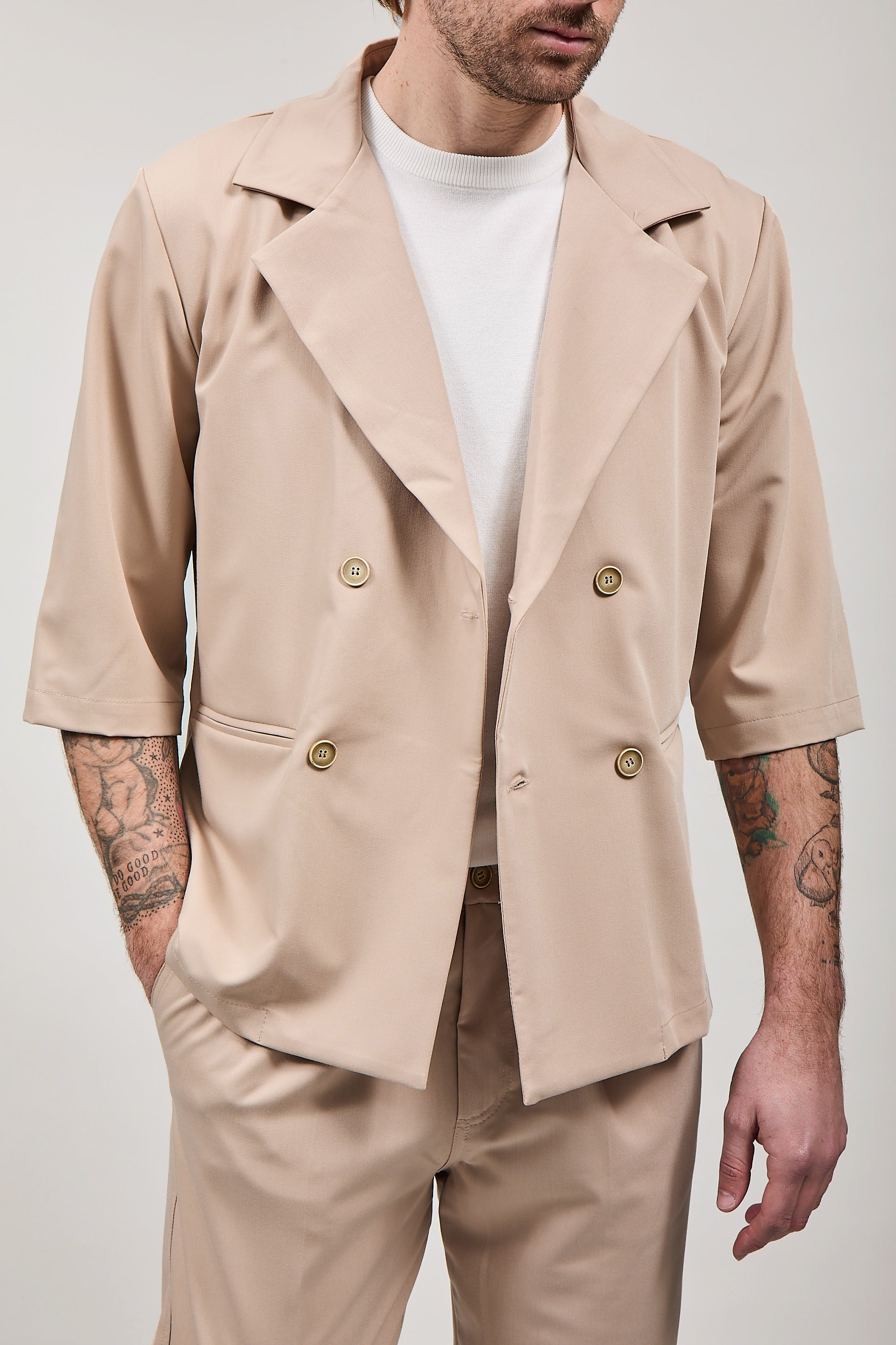 Coordinato Gianni Lupo Beige 034
