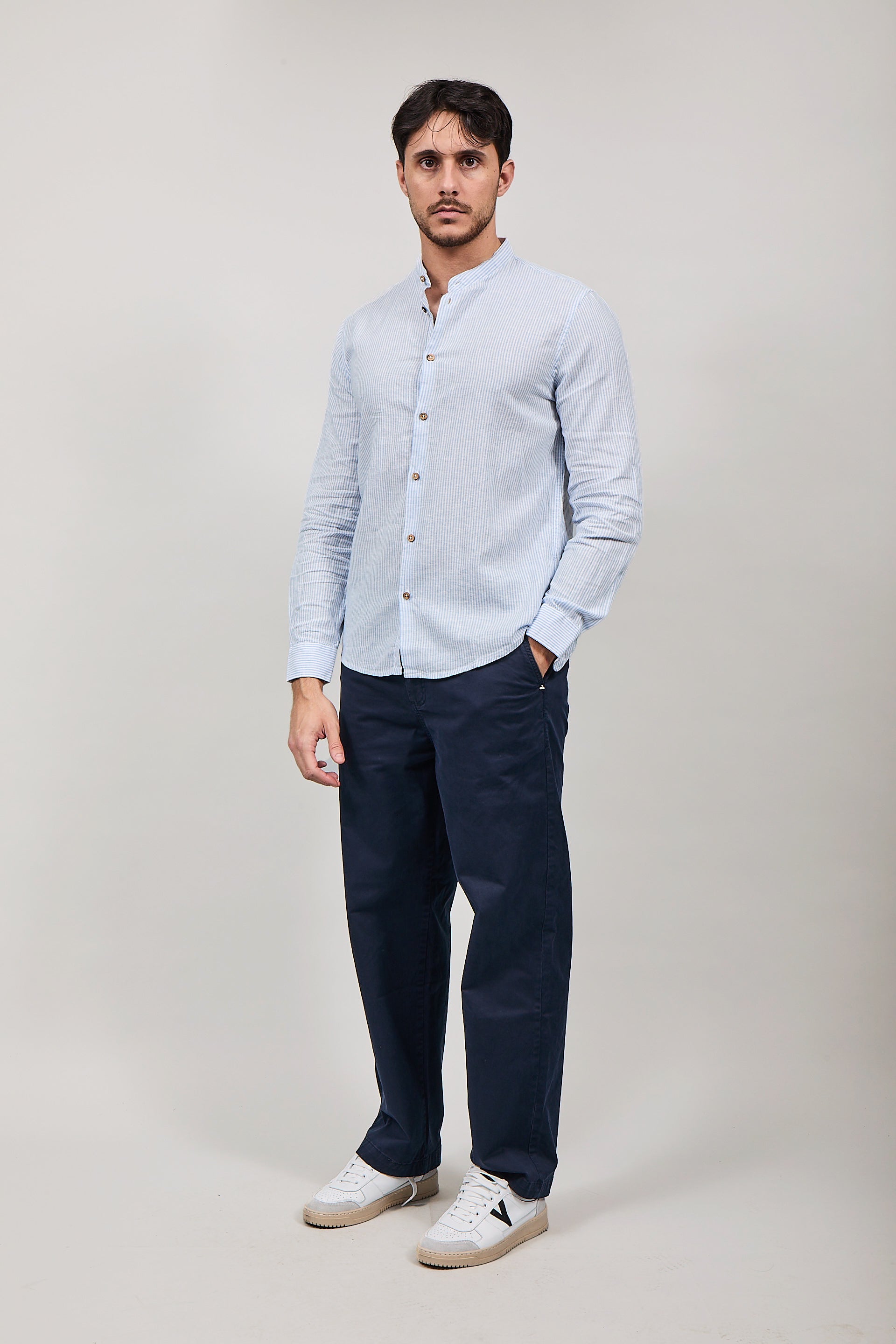 Camicia Hamaki-ho 1300 Celeste