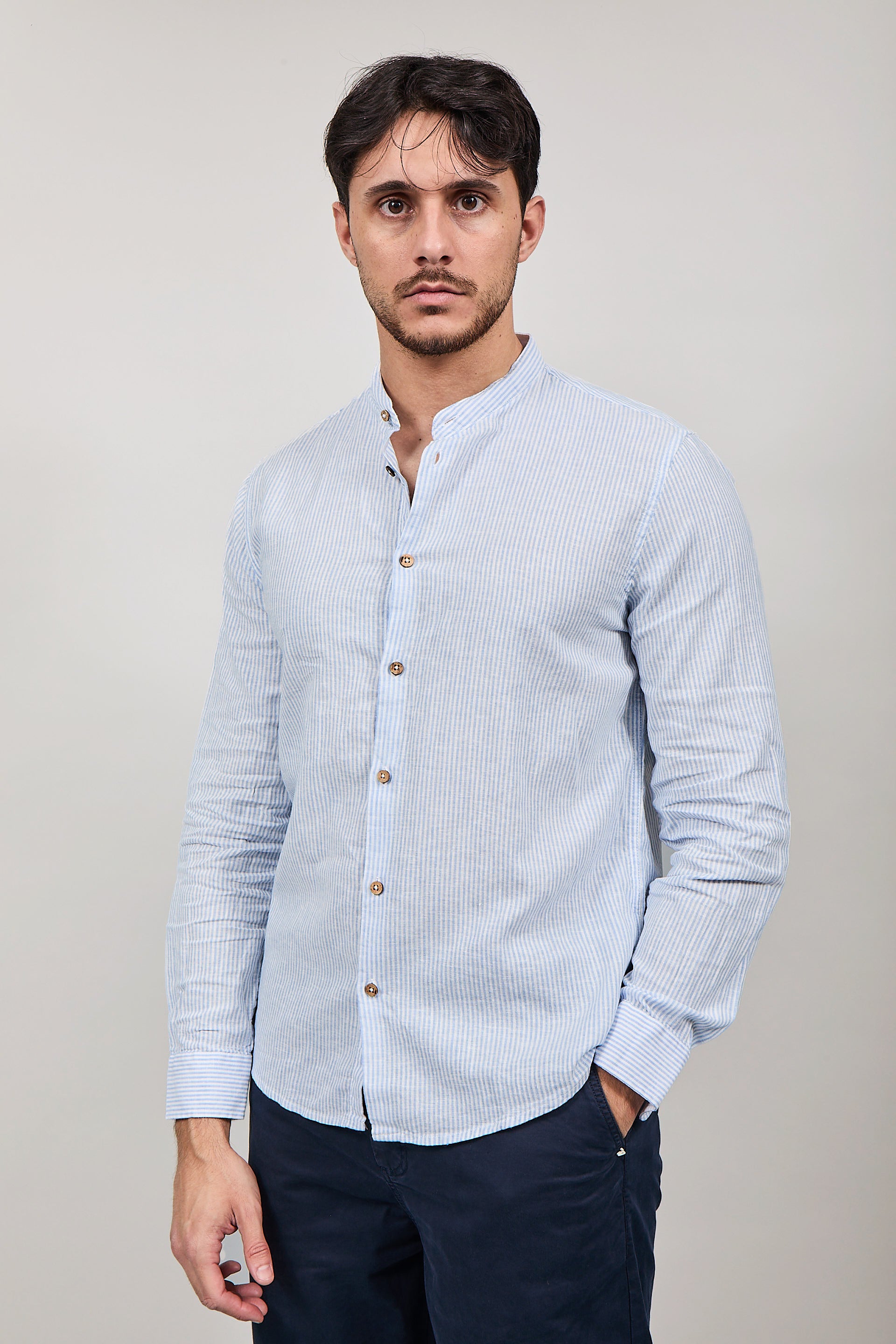 Camicia Hamaki-ho 1300 Celeste