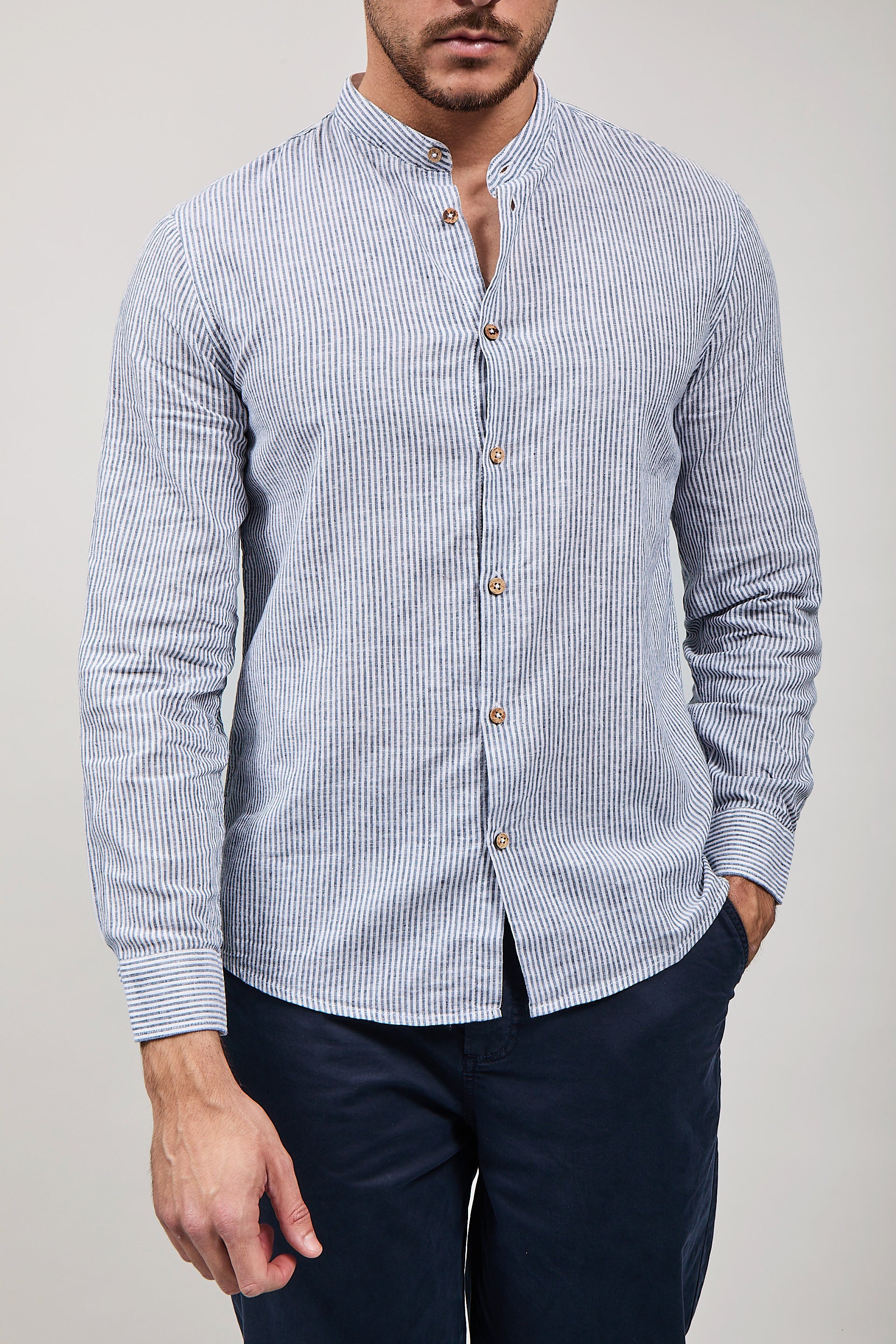 Camicia Hamaki-ho 1300 Blu