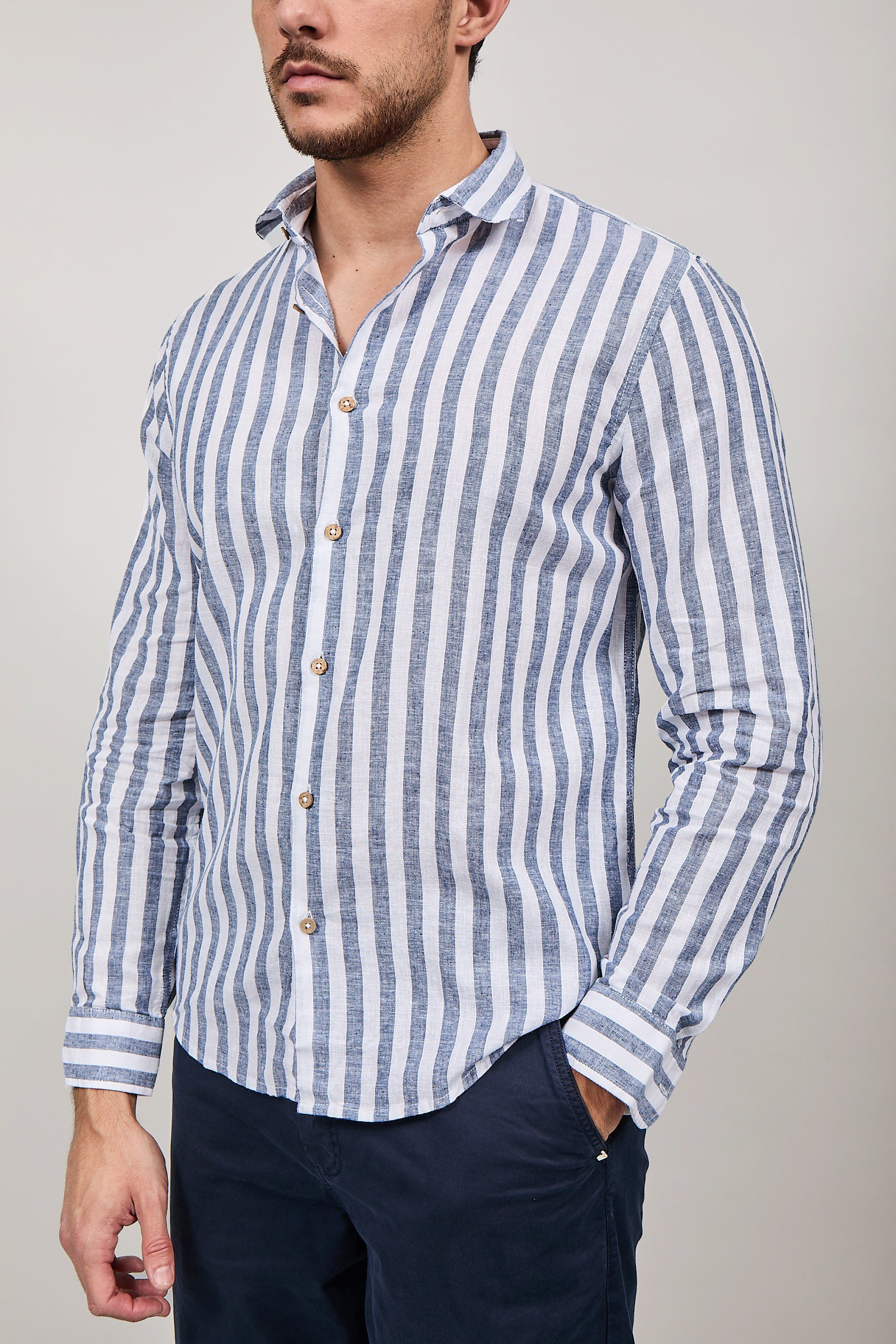 Camicia Hamaki-ho 1299 Blu