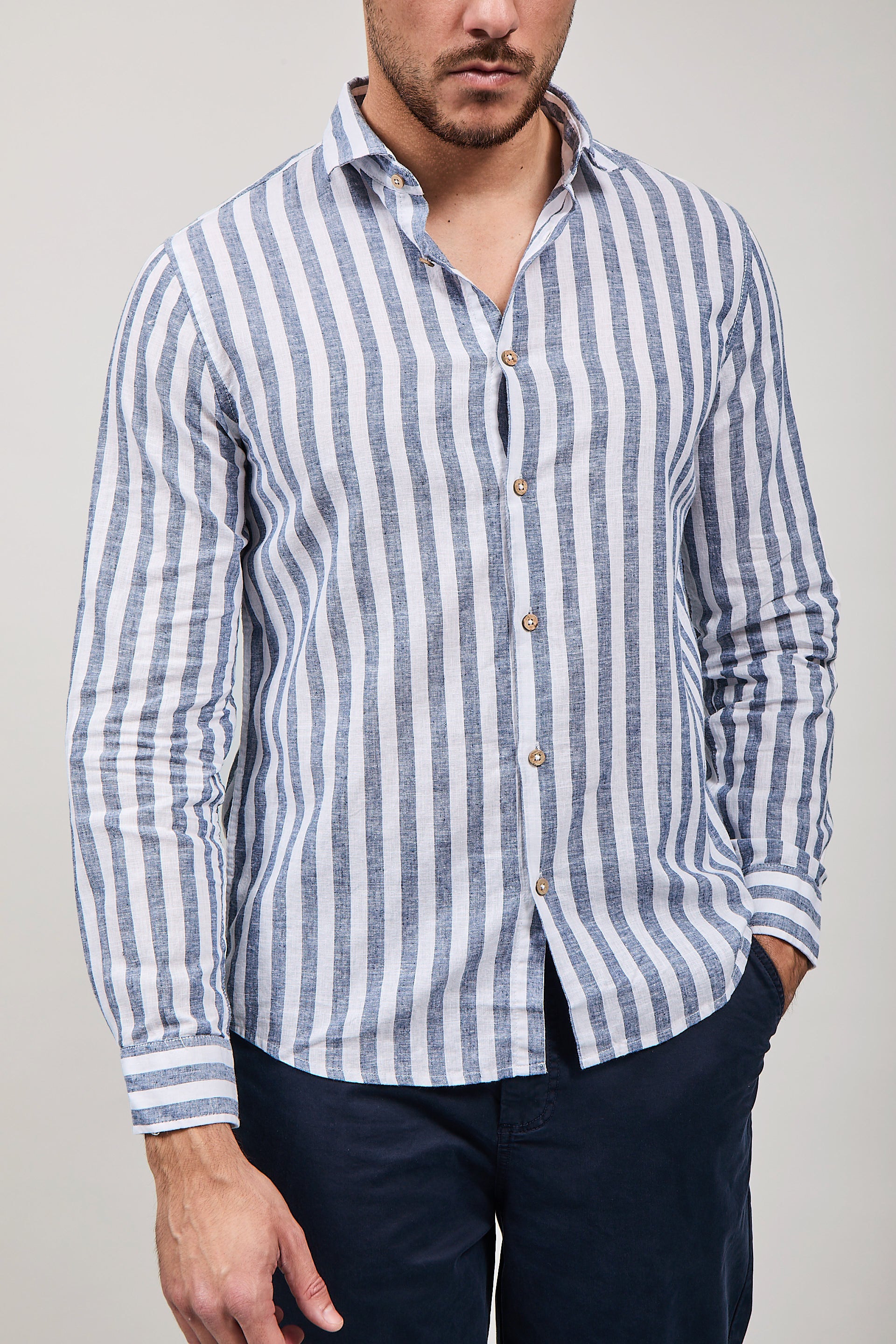 Camicia Hamaki-ho 1299 Blu