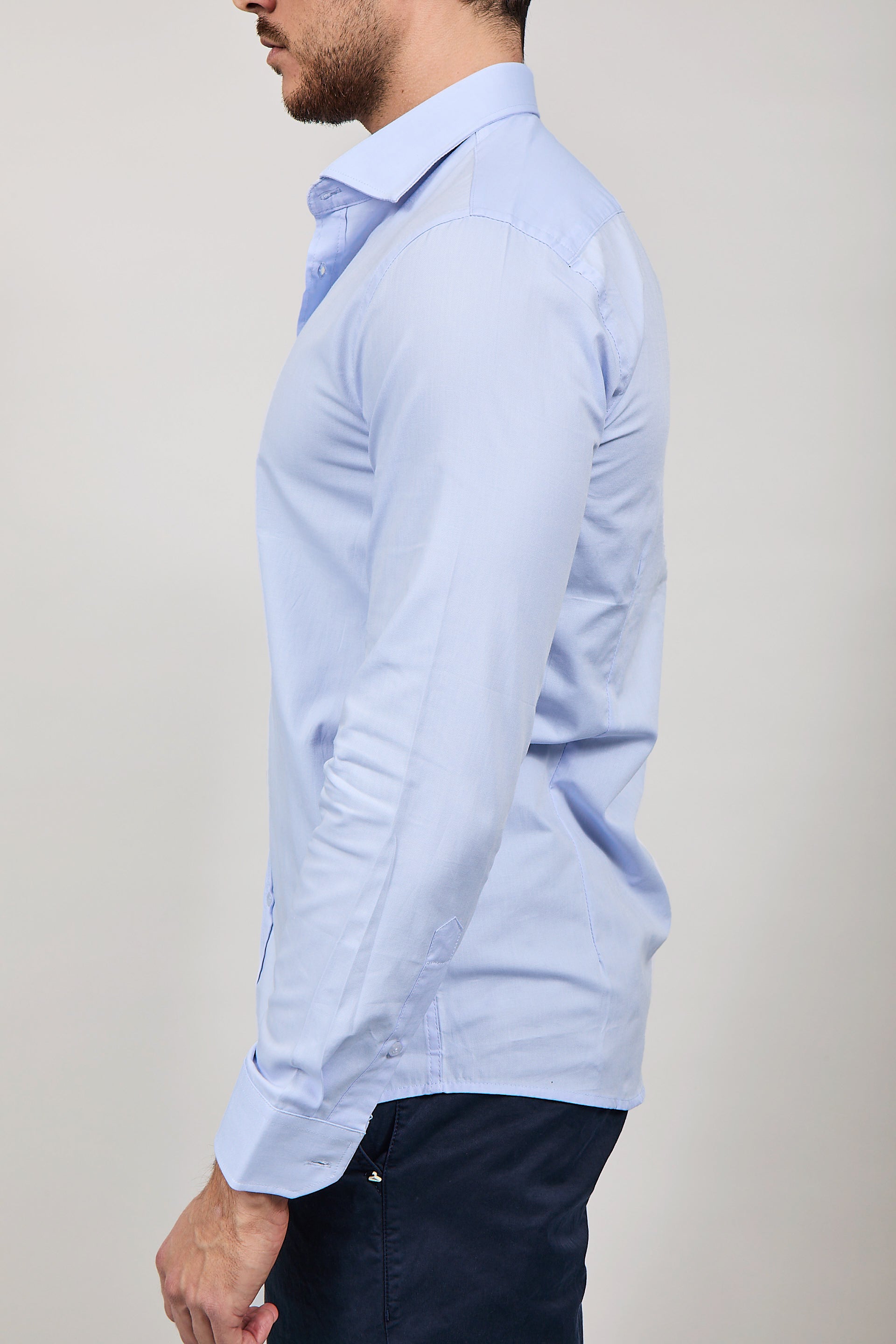 Camicia Hamaki-ho 1231 Celeste