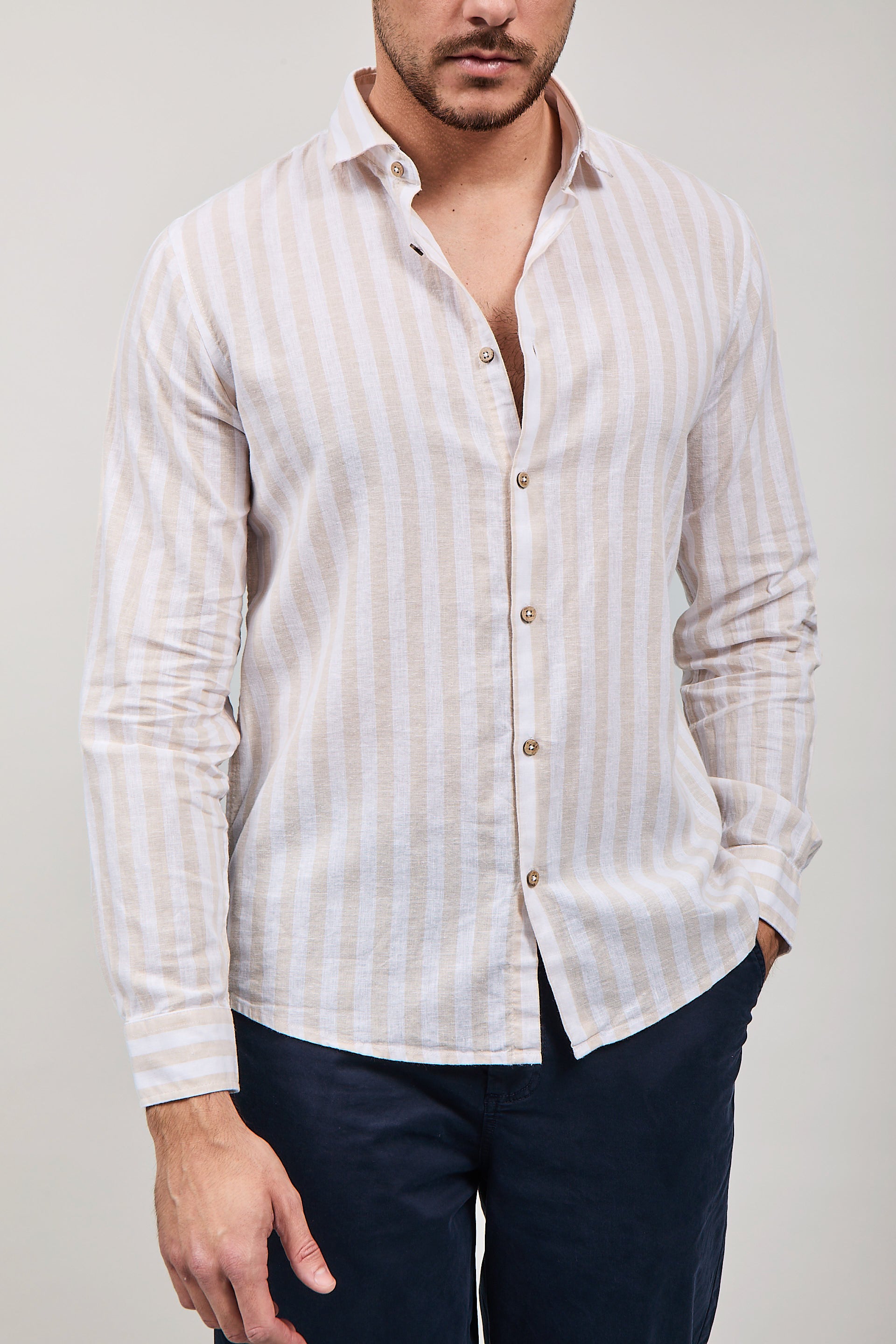 Camicia Hamaki-ho 1299 Beige
