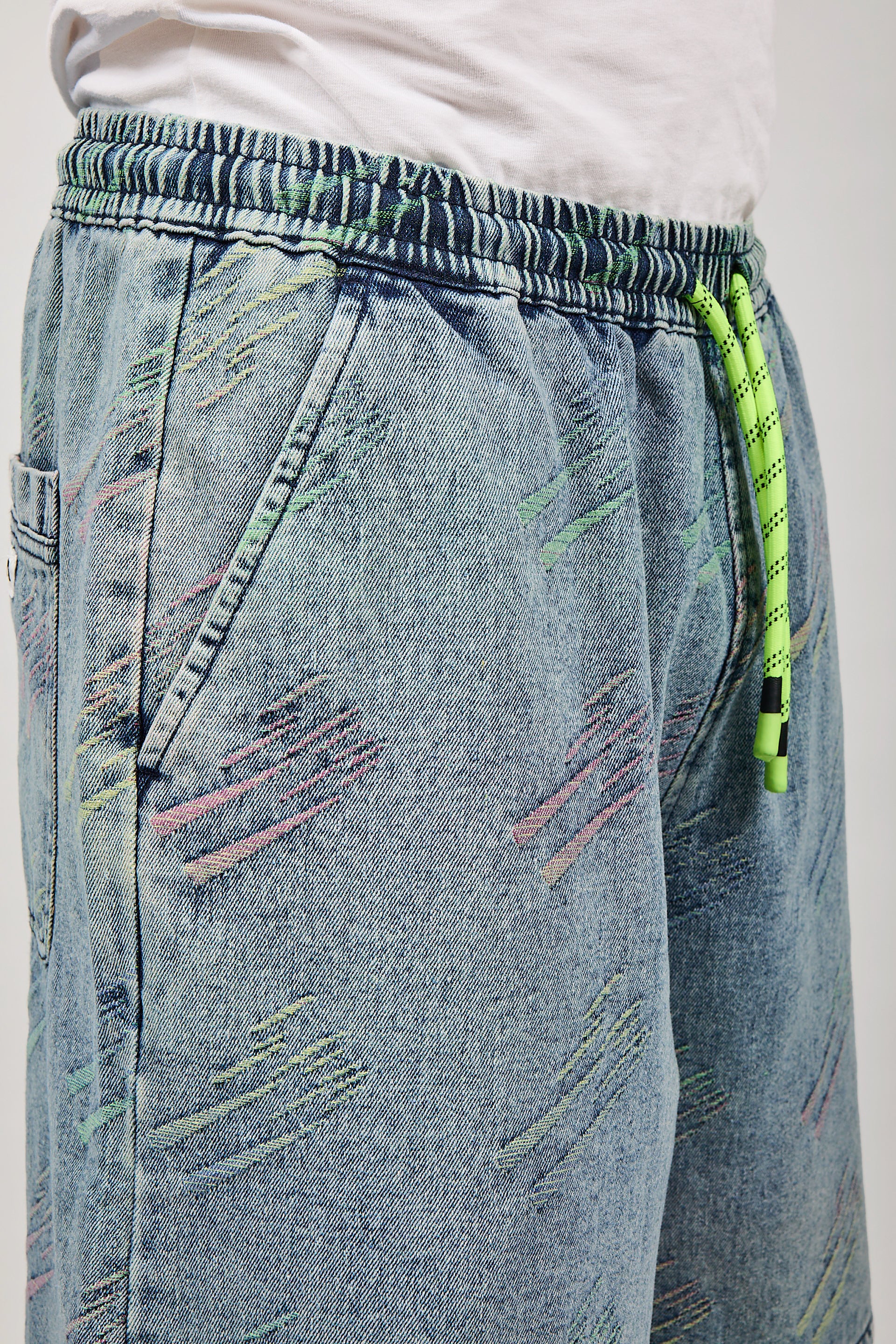 Bermuda Berna Denim Fluo