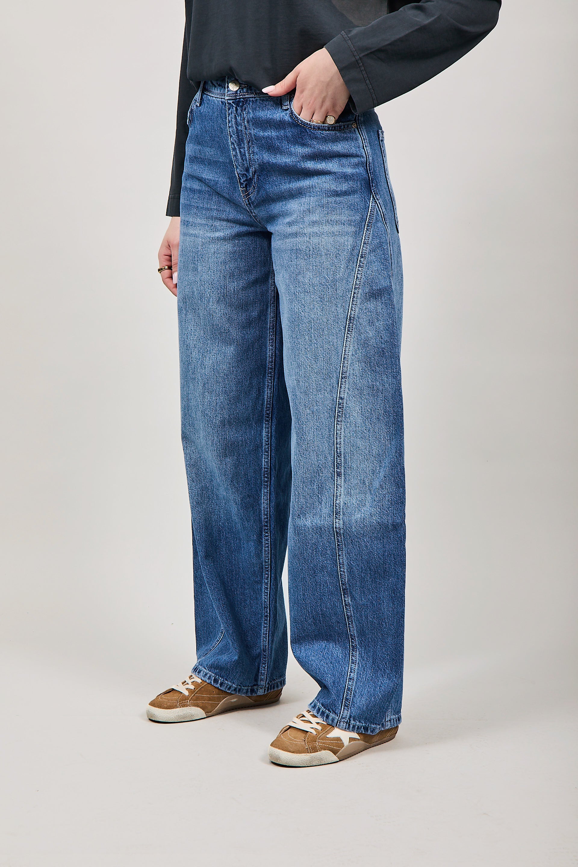 Jeans Pont Barrel wide leg G041