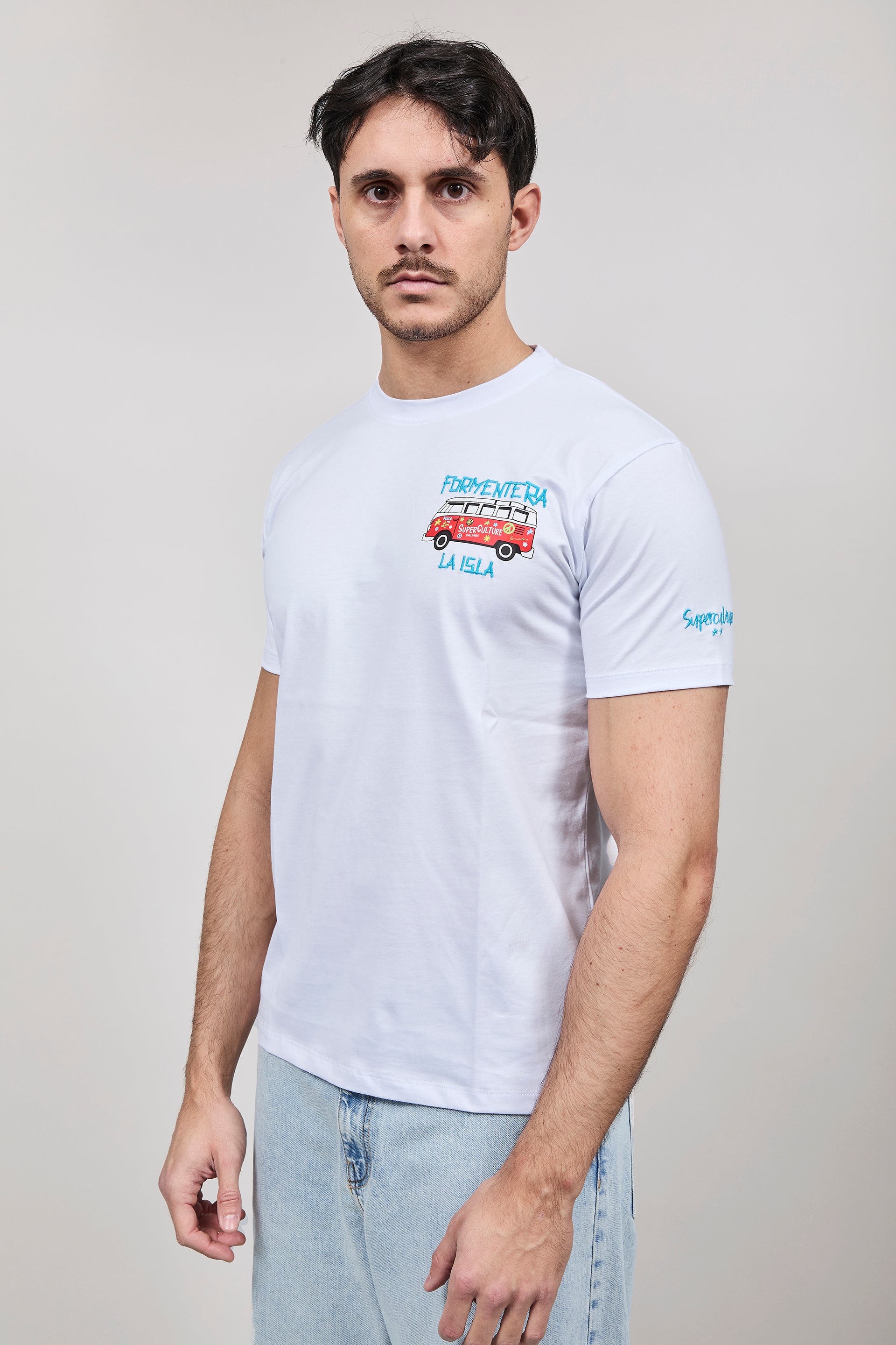 T-shirt Superculture Bianca A1827