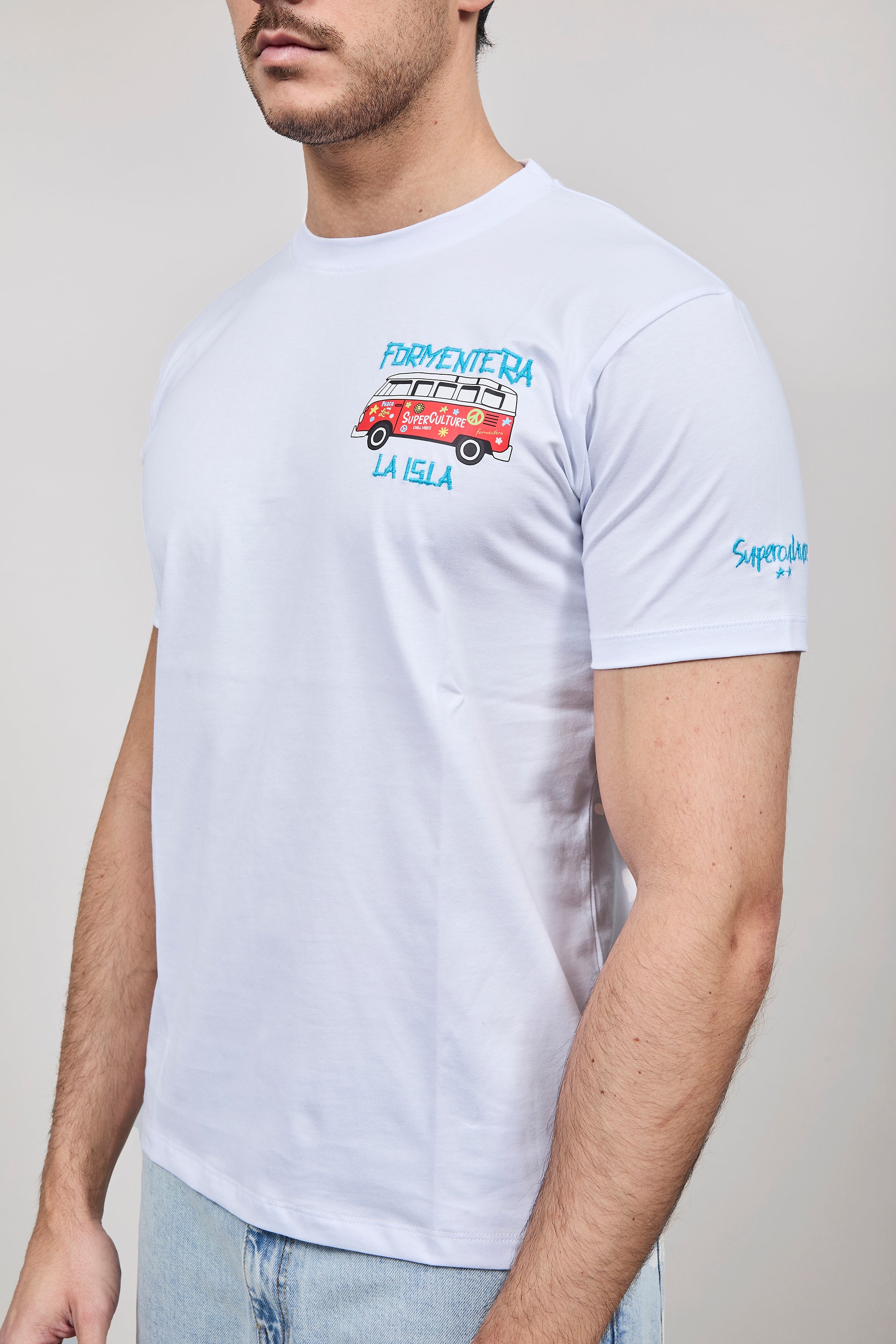 T-shirt Superculture Bianca A1827