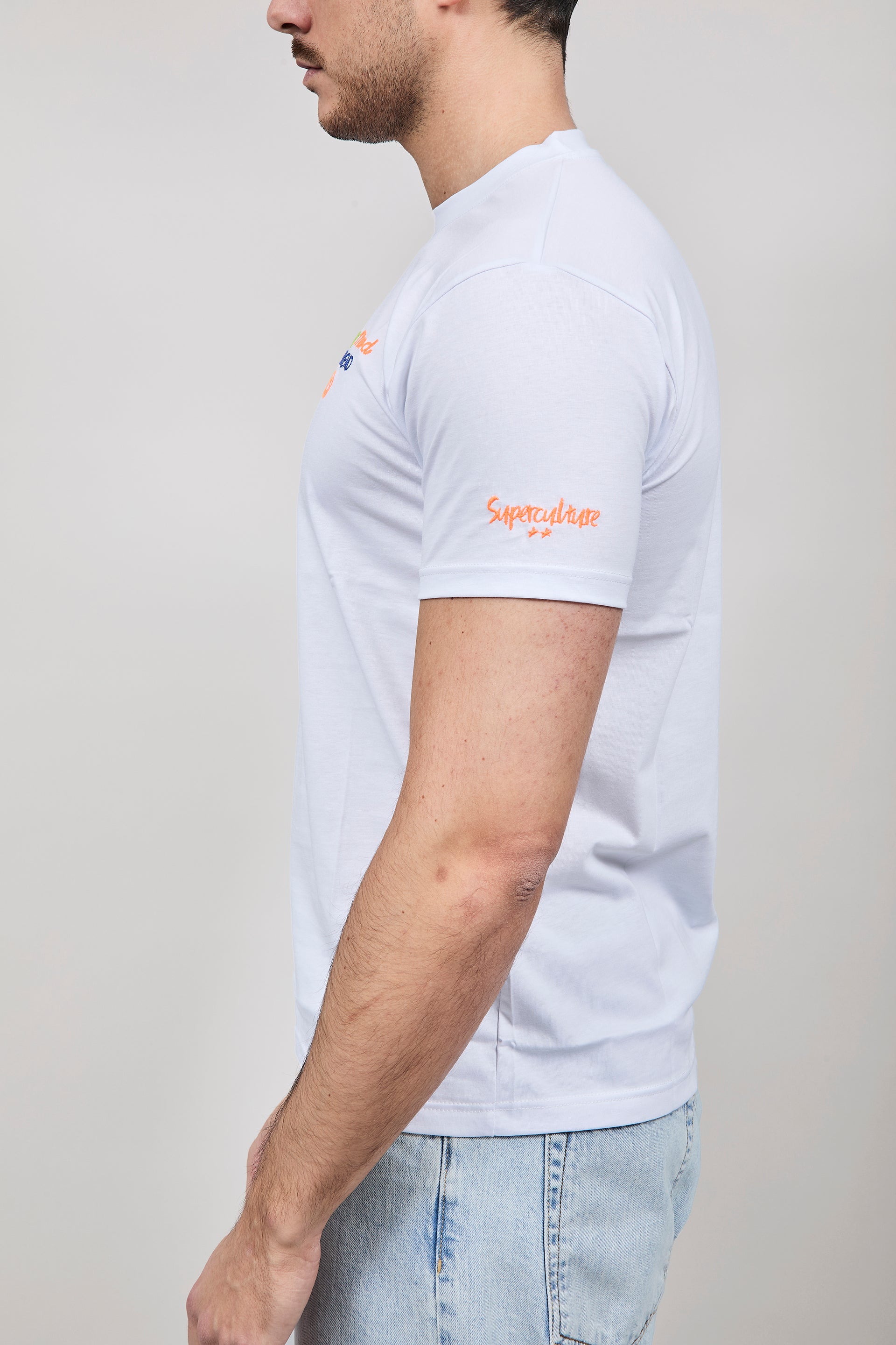 T-shirt Superculture Bianca A1853