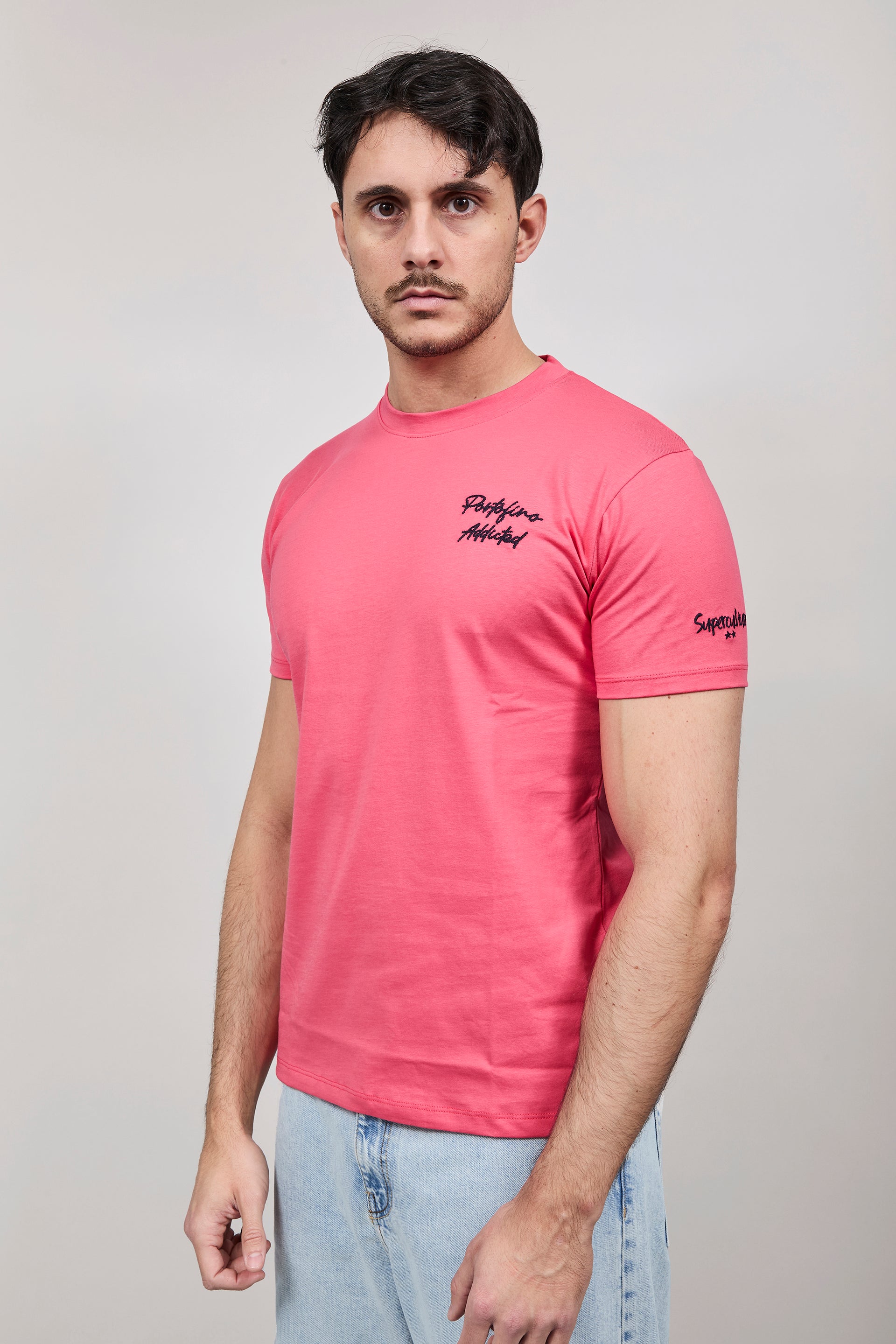 T-shirt Superculture Corallo A1819