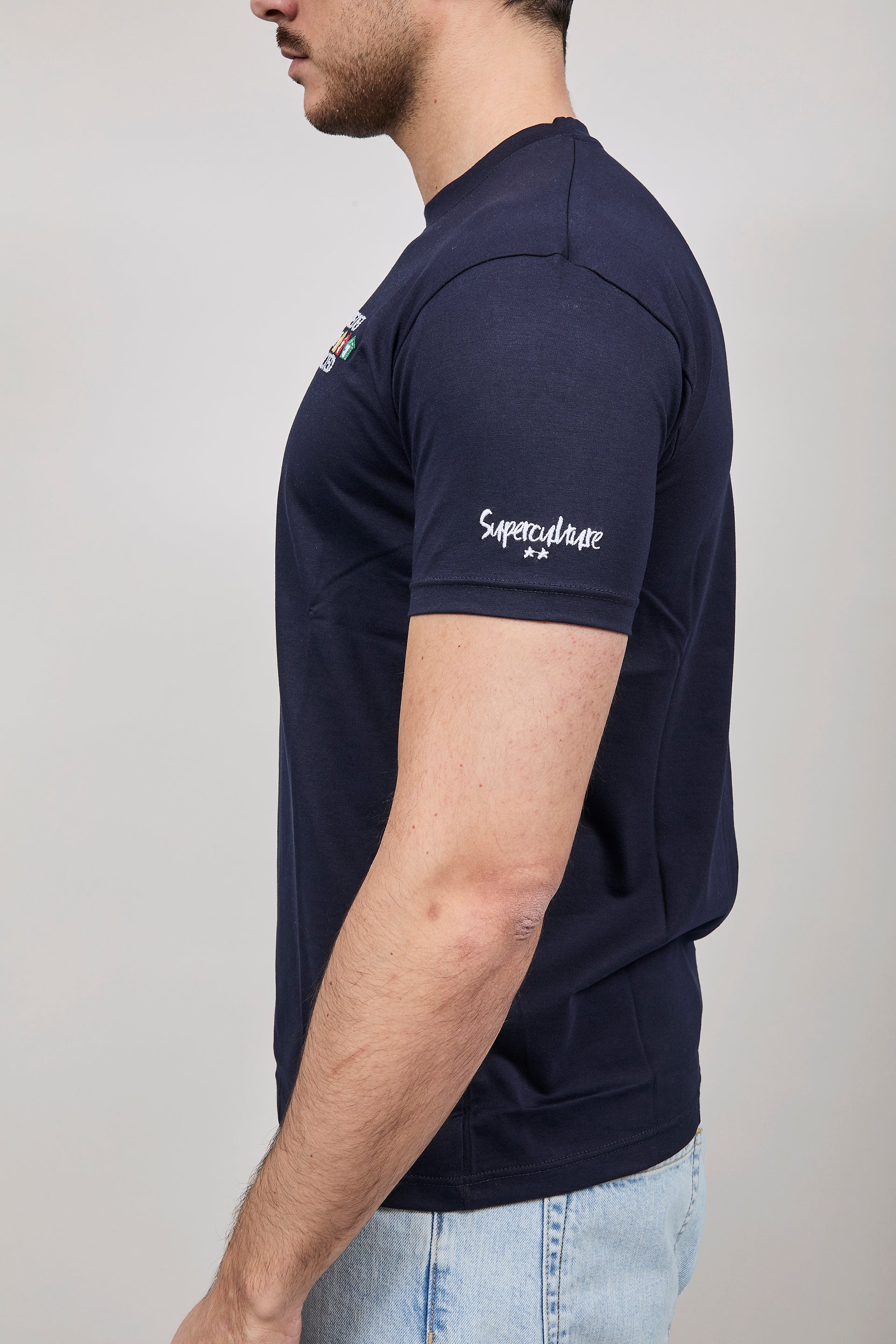 T-shirt Superculture Blu A1929
