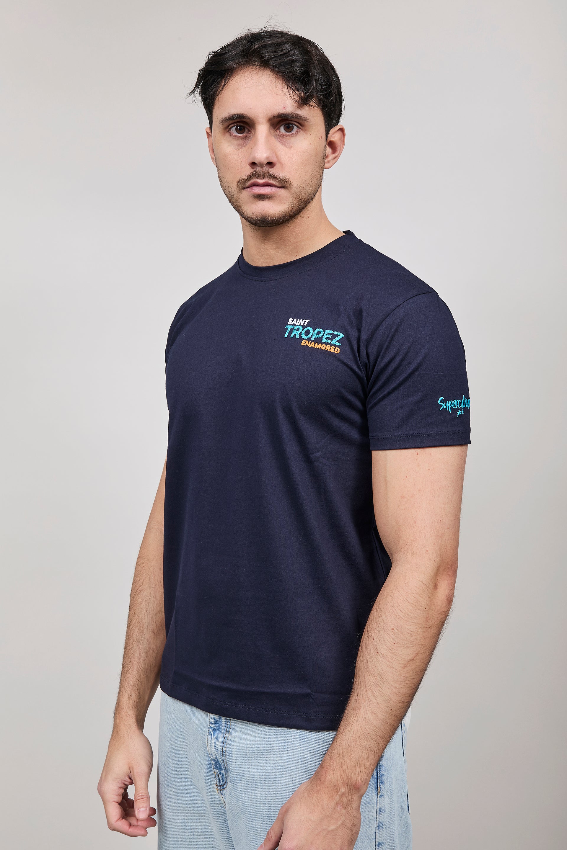 T-shirt Superculture Blu A1813