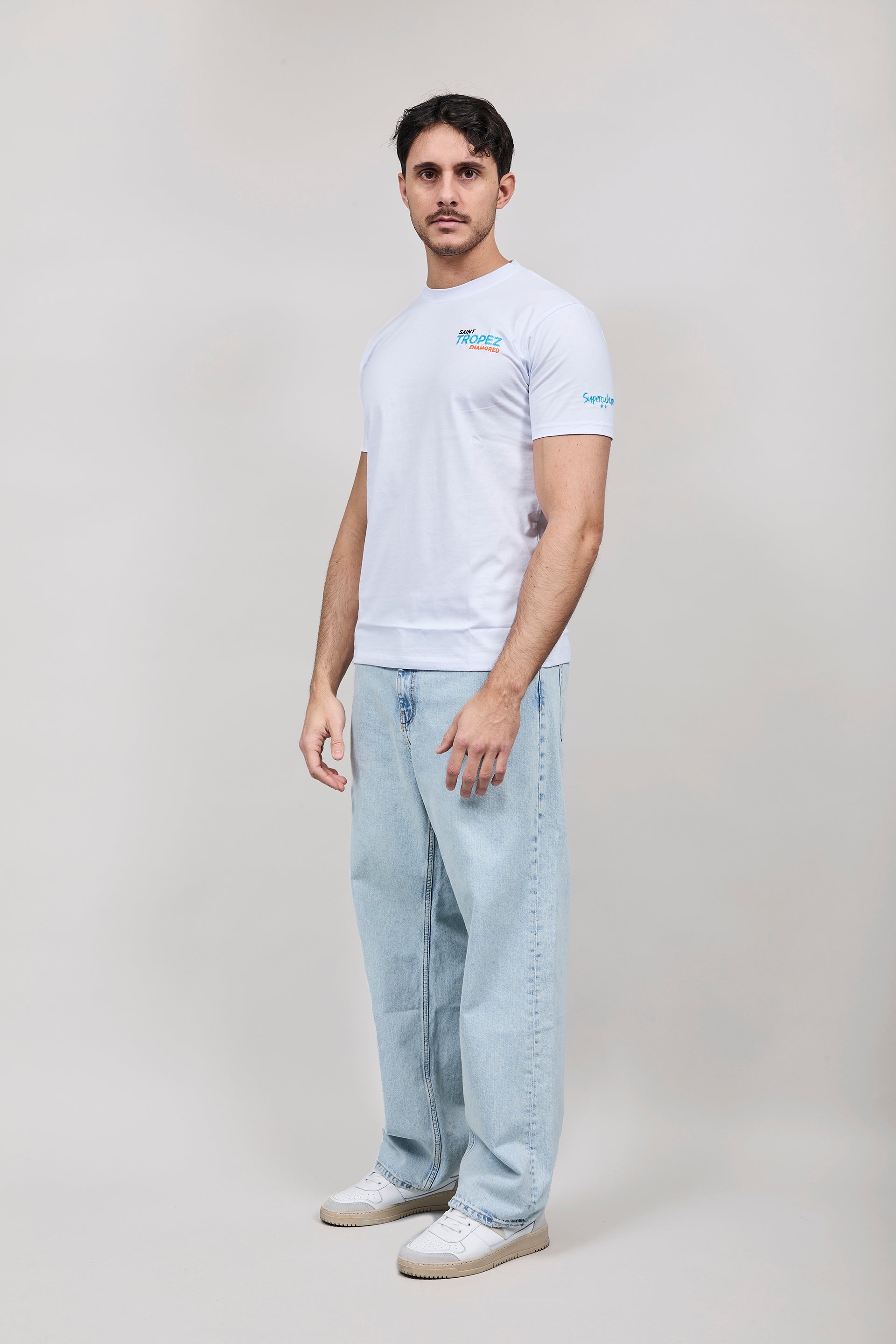 T-shirt Superculture Bianca A1813