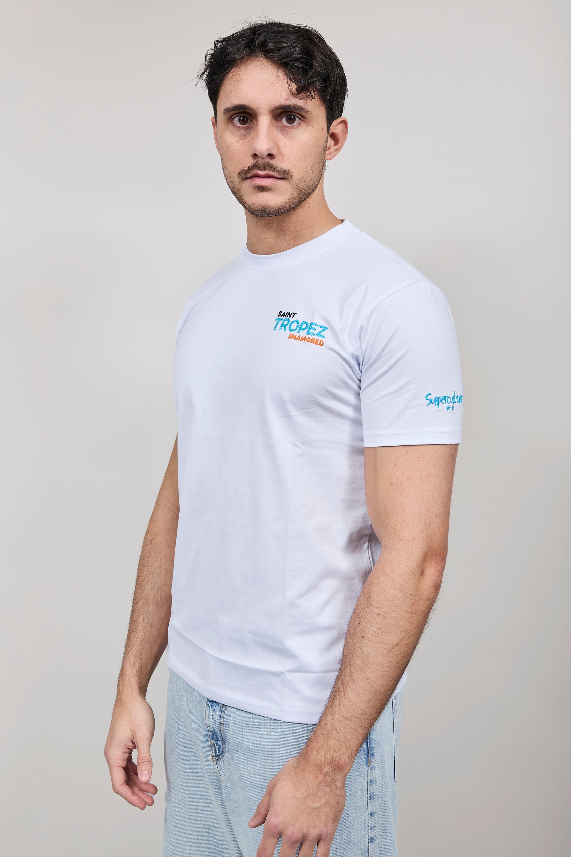 T-shirt Superculture Bianca A1813